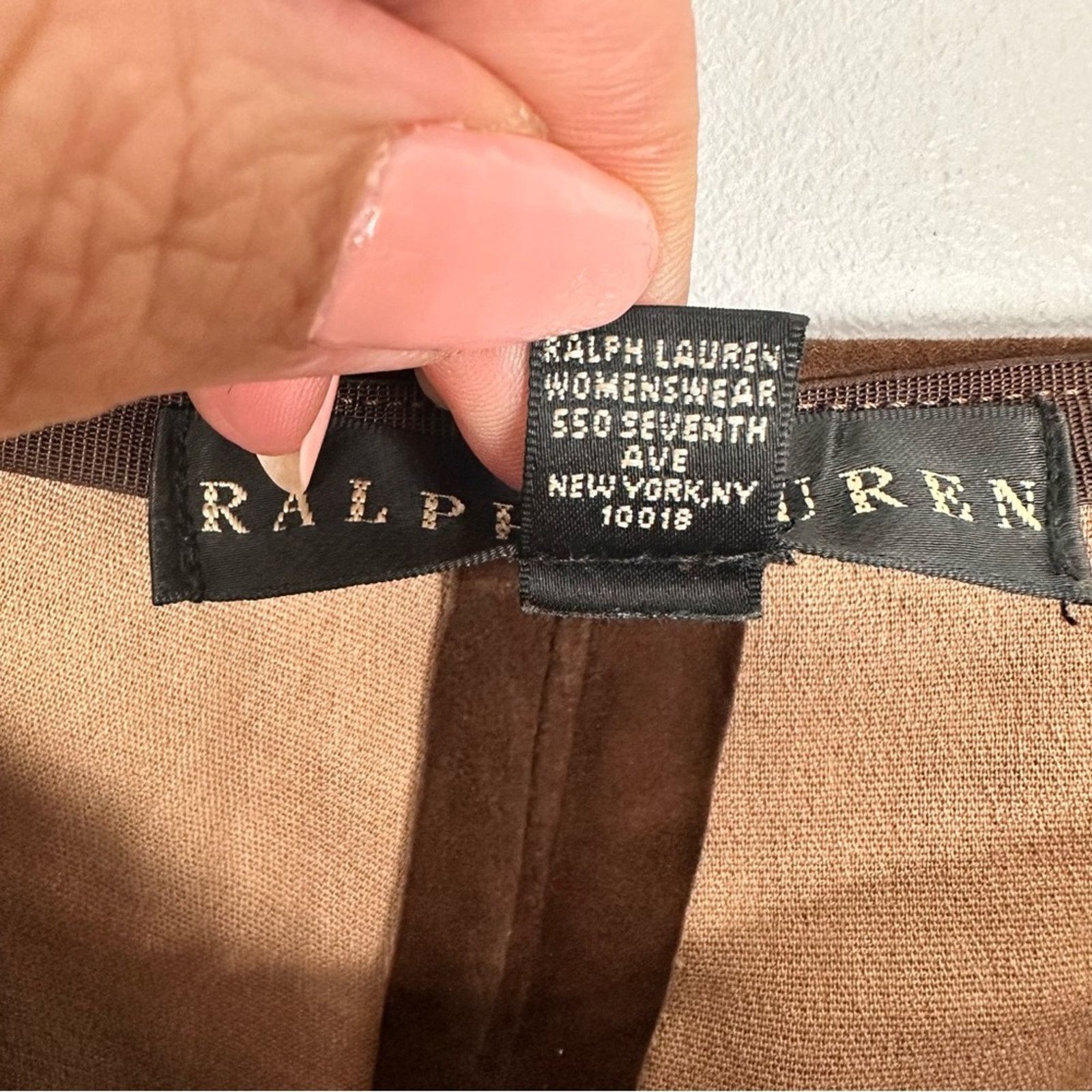 Ralph Lauren Polo Ralph Lauren Lambskin Suede Riding Pant Cinnamon Size 2 Size 26" / US 2 / IT 38 - 8 Thumbnail