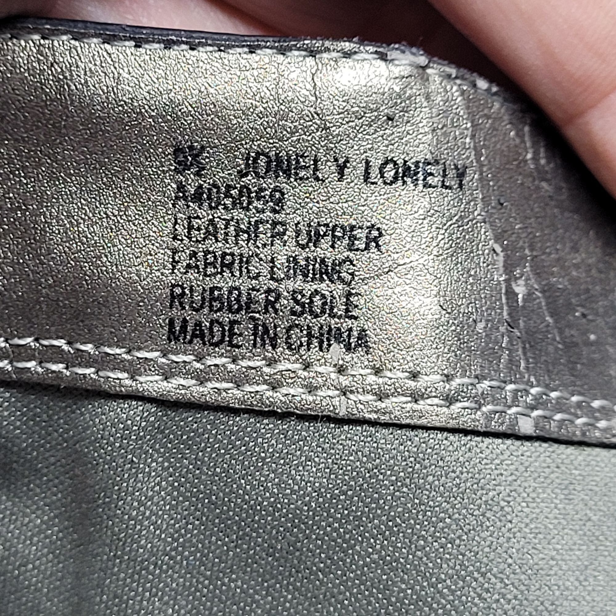 Designer Kenneth Cole Reaction Sz 9.5 Black Leather Jonely Lonely Boo Size US 9.5 / IT 39.5 - 4 Thumbnail