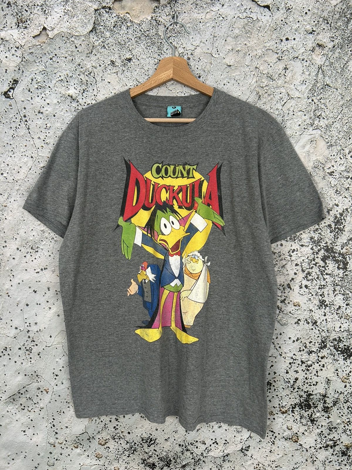 Vintage Vintage Count Duckula Movie Cartoon Graphic Tee Humor Size US L / EU 52-54 / 3 - 1 Thumbnail