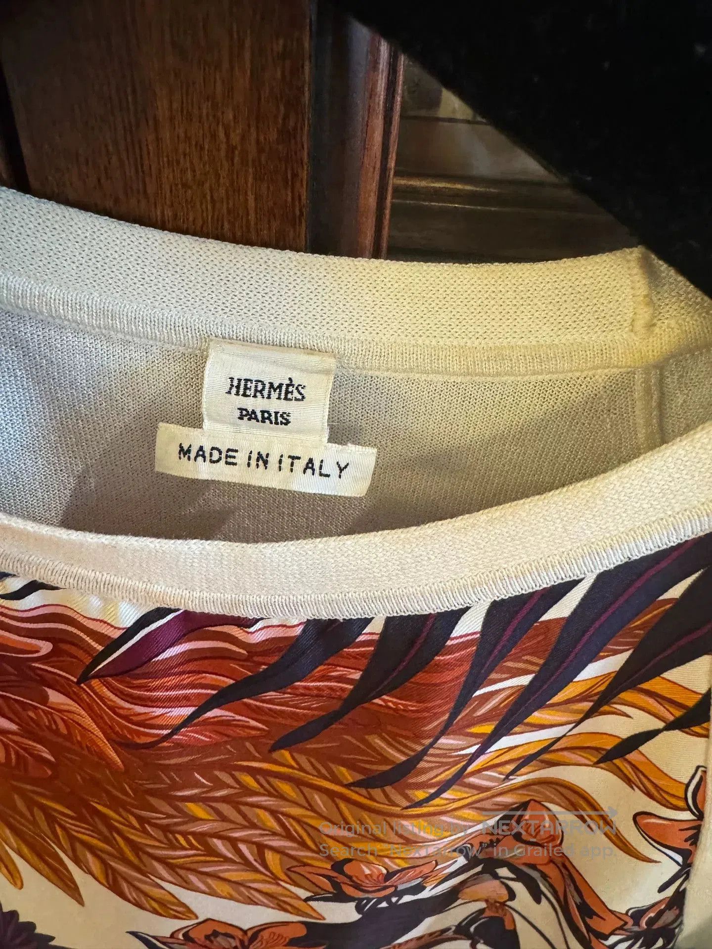 Hermes Hermes Printed Silk Cotton Pullover Top. Size US S / EU 44-46 / 1 - 3 Thumbnail