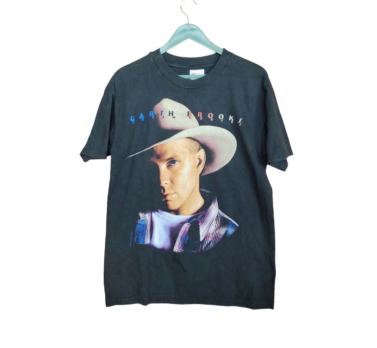 Band Tees Vintage 90s The Garth Brooks World Tour Promo T-Shirt Size US M / EU 48-50 / 2 - 1 Thumbnail