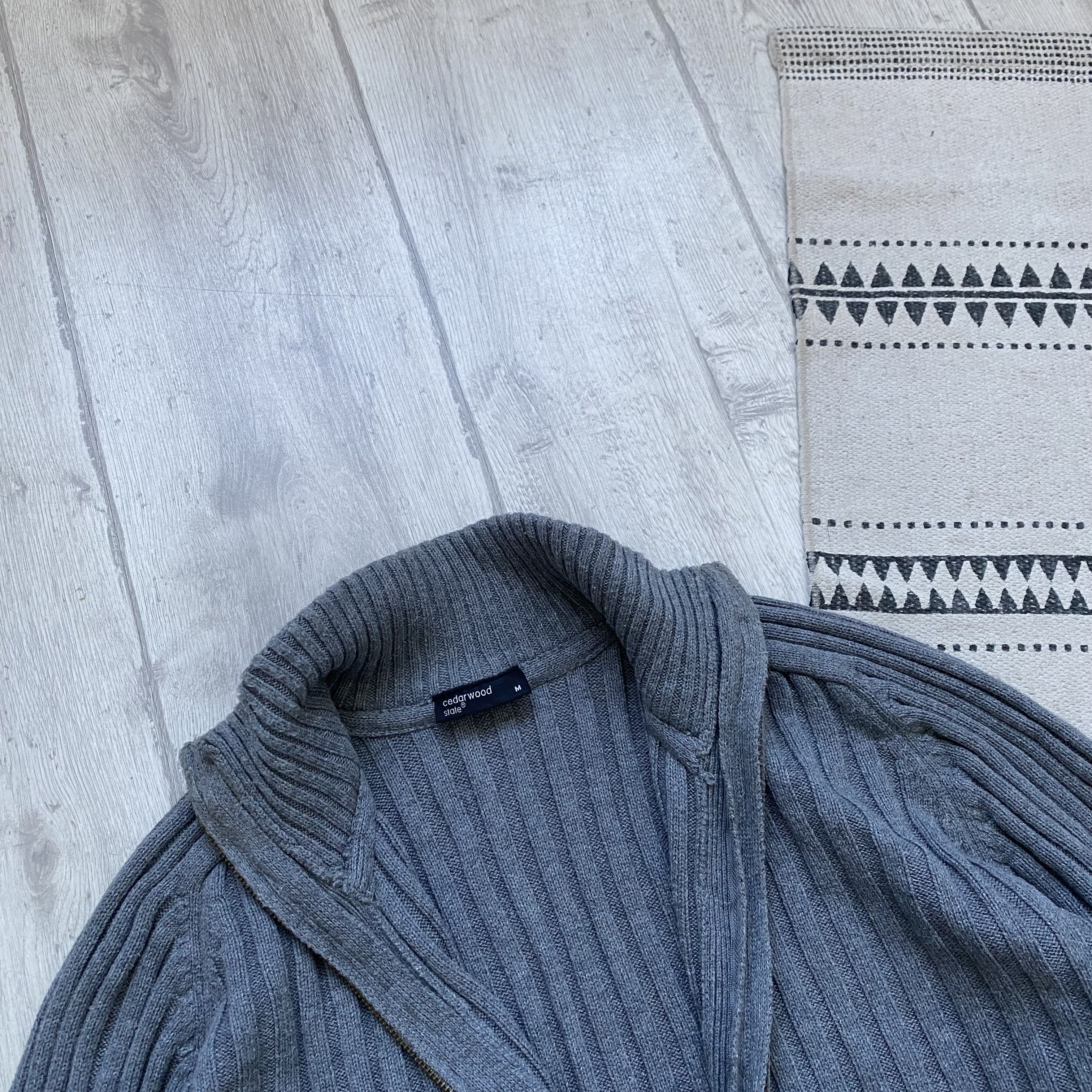 Diesel Vintage 00s Diesel style Ribbed knit zip sweater Y2K kapital Size US M / EU 48-50 / 2 - 6 Thumbnail
