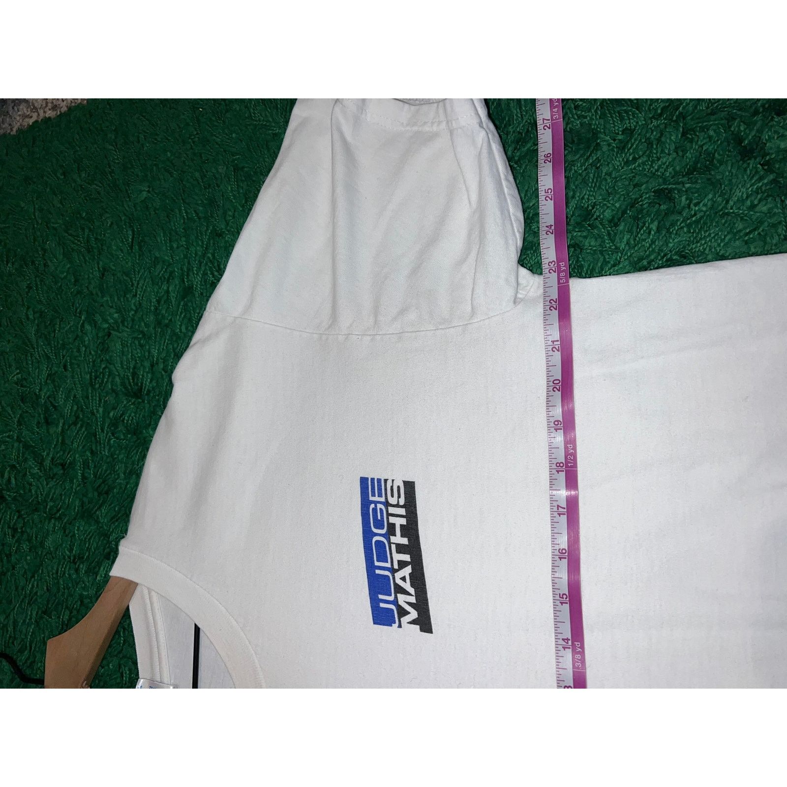 Hanes Vintage Judge Mathis Shirt 1st Season White Tee TV Show XL Size US XL / EU 56 / 4 - 7 Thumbnail