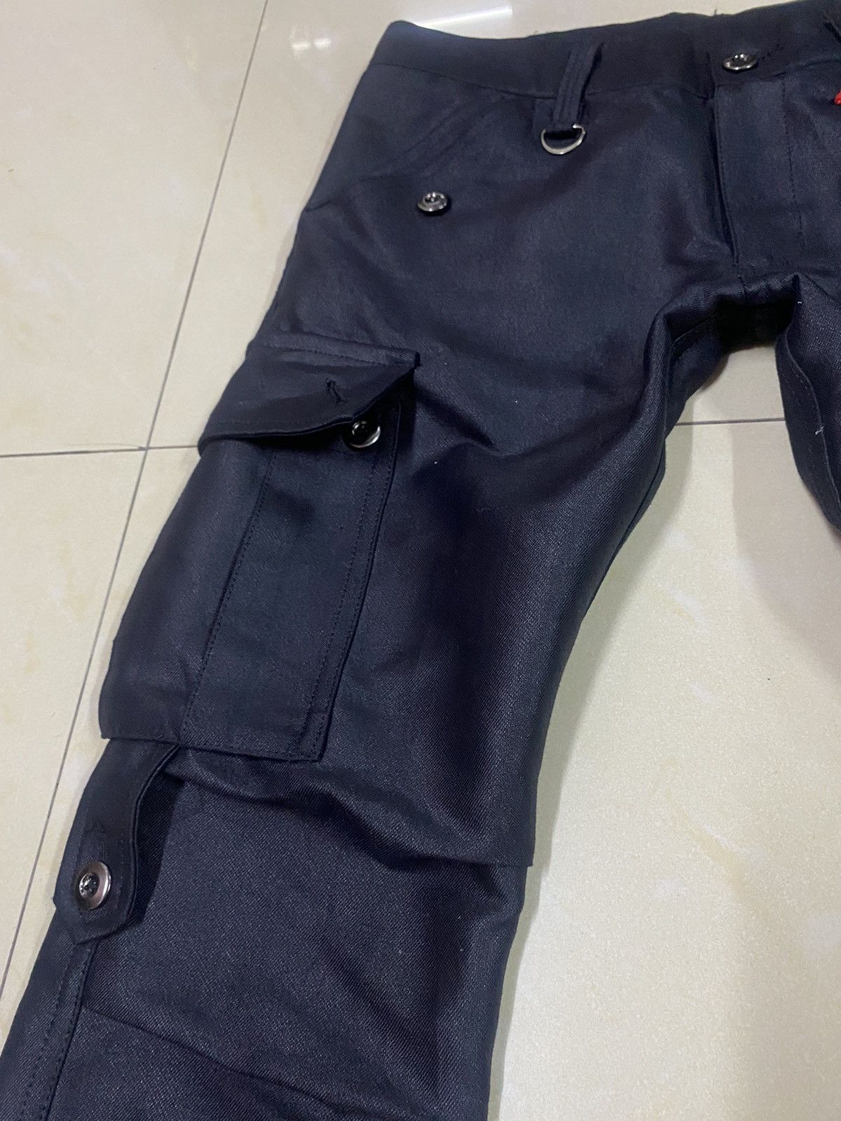 If Six Was Nine × Japanese Brand × Yasuyuki Ishii Japanese Brand Ichi Miri Waxed Cargo Pants Size US 31 - 4 Thumbnail