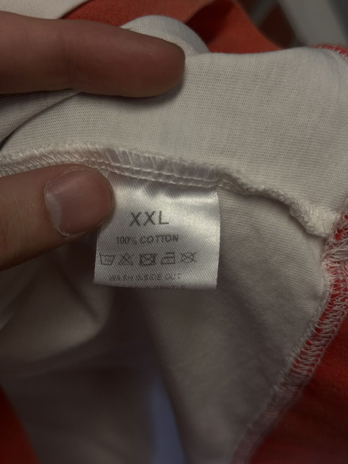 Vale Vale Valley Peace Tee Shirt Red White Size XXL (NEW) Size US XXL / EU 58 / 5 - 10 Thumbnail