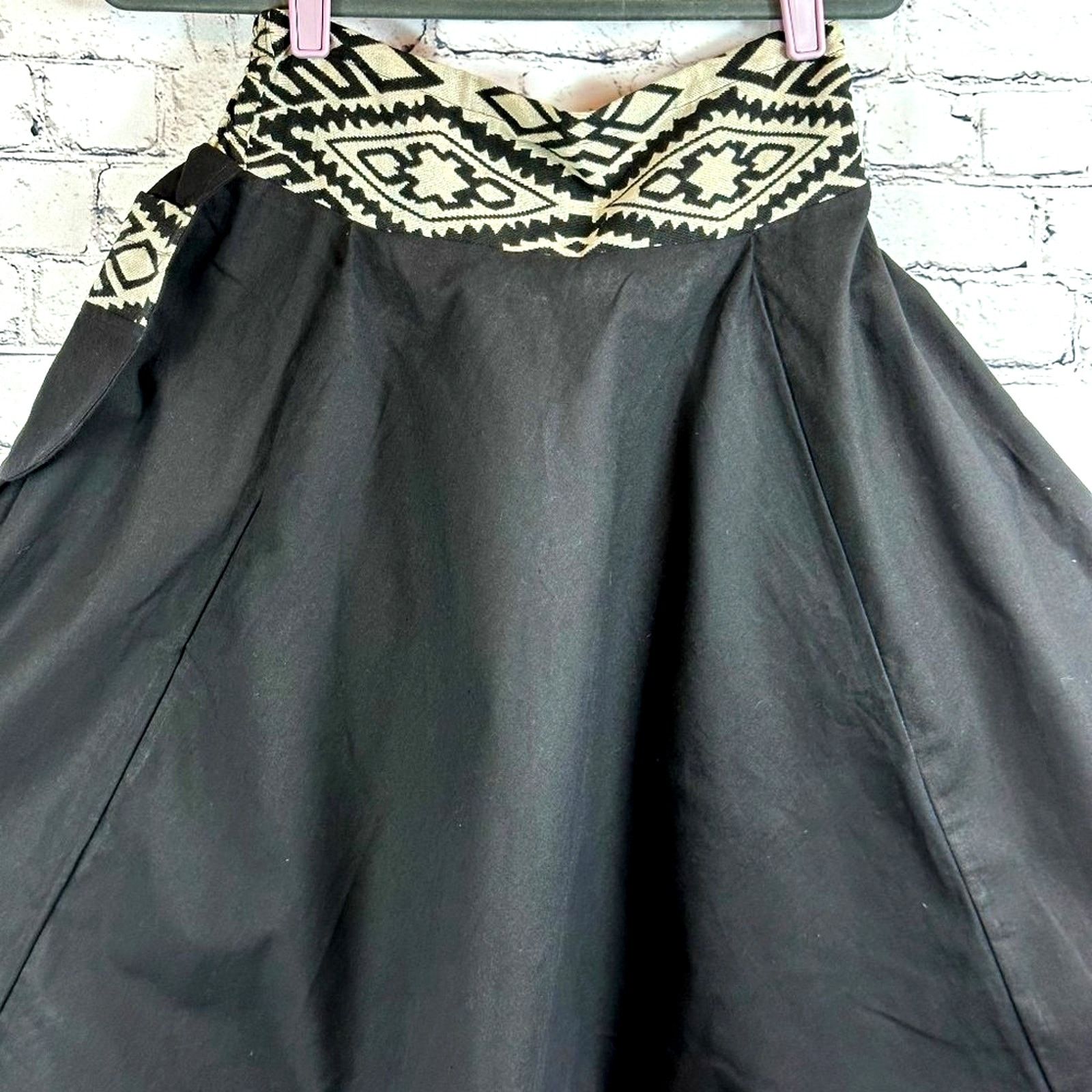 Other Wer bist du? Harem Pants Patterned Cuffs Black OS Size 29" - 12 Thumbnail