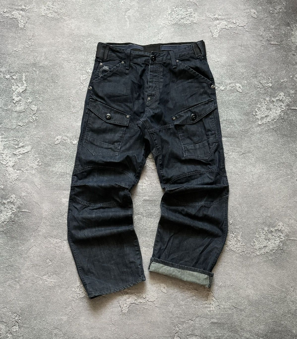 G-Star × Vintage G star raw 33/32 storm Elwood denim pant trouser Jean chino Size US 33 - 1 Thumbnail