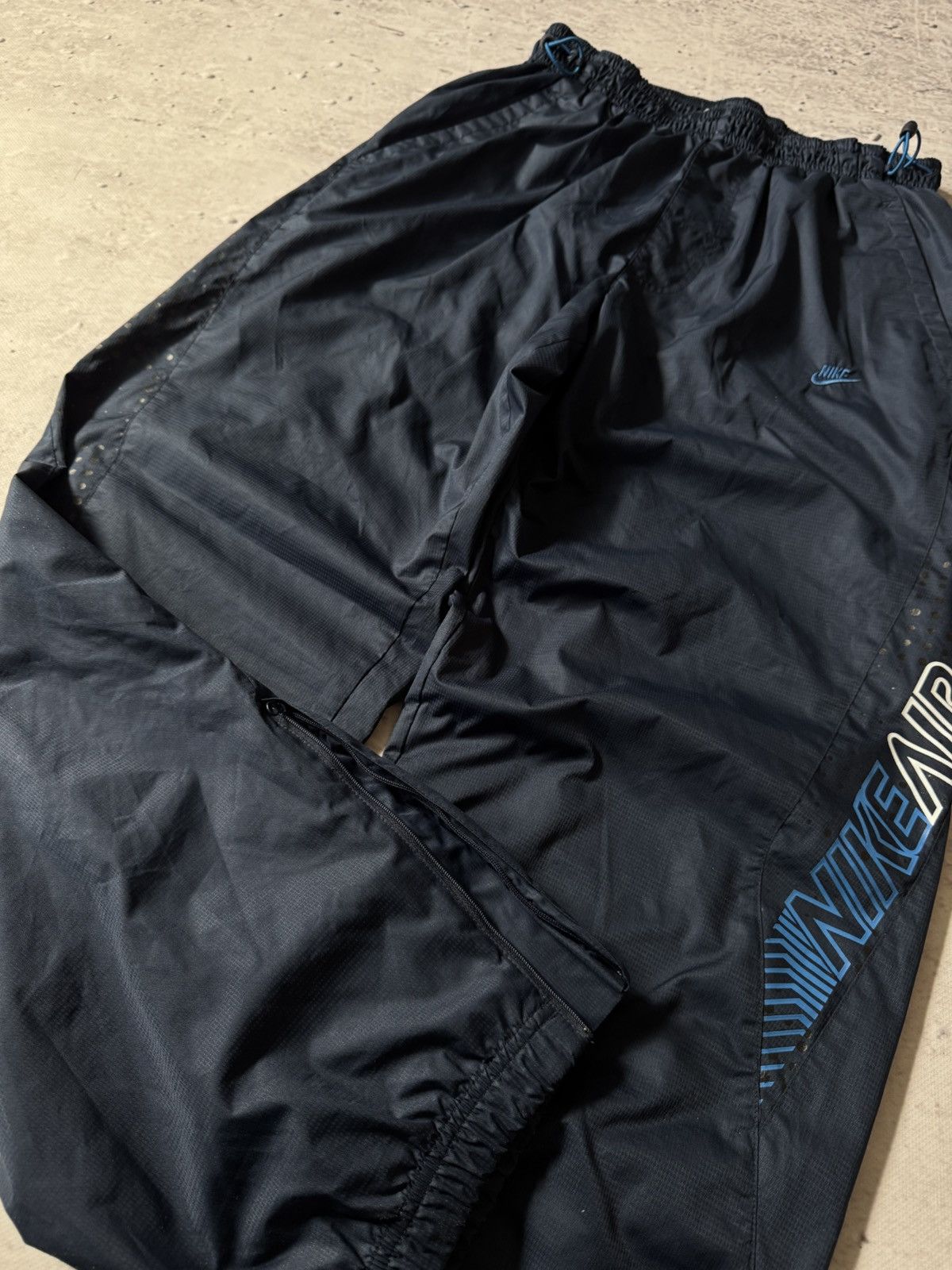 Nike × Vintage NIKE AIR MAX NYLON VINTAGE OVERSIZE BAGGY PANTS SWEATPANTS Size US 34 / EU 50 - 6 Thumbnail