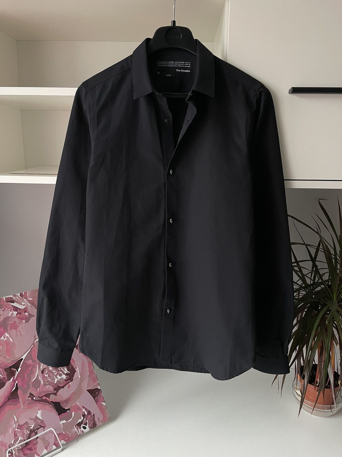 The Kooples The Kooples Shirt Button Up Black Chrome Hearts Style Skull Size US XS / EU 42 / 0 - 1 Thumbnail