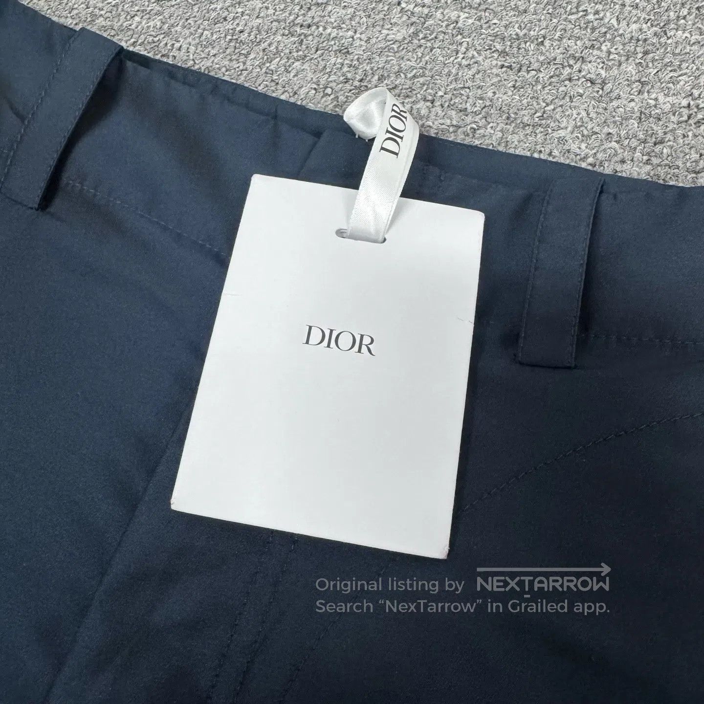 Dior Dior SIZE S Alphabetic patterned letter; wide-leg casual pa Size 26" / US 2 / IT 38 - 4 Thumbnail