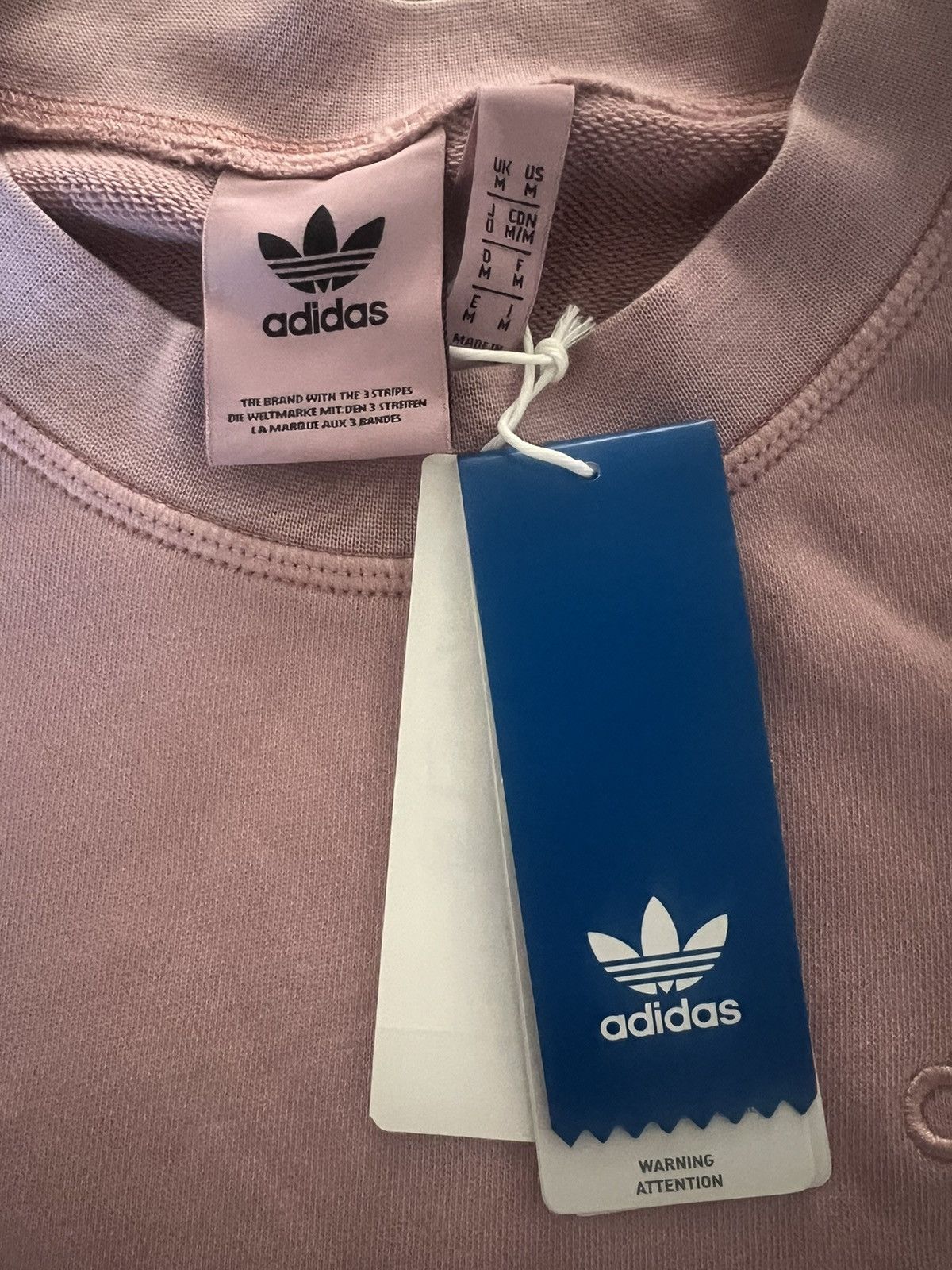 Adidas Adidas Pink Overdyed Crew Sweatshirts Original Size US M / EU 48-50 / 2 - 3 Thumbnail
