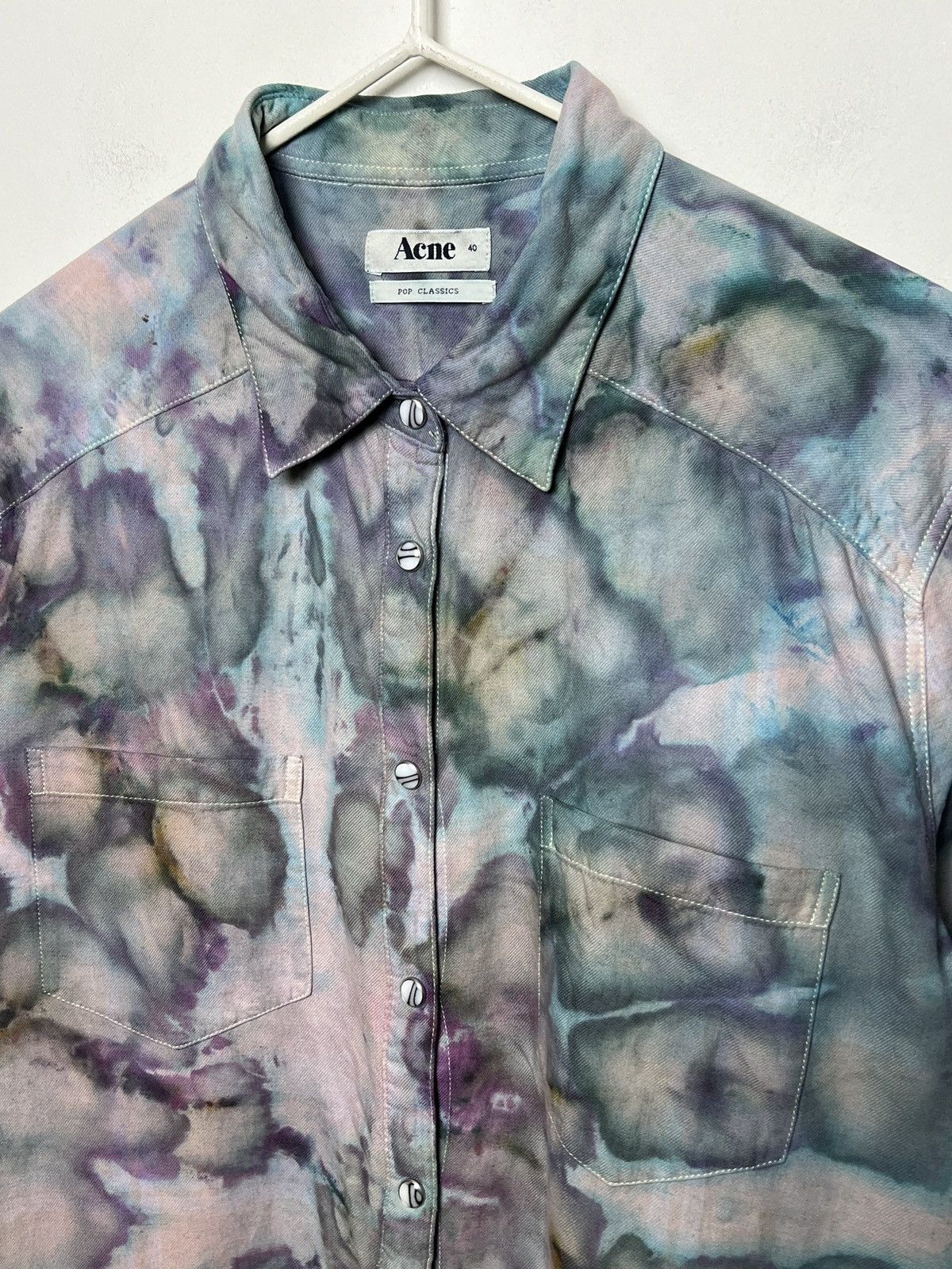 Acne Studios acne vintage travis plaid flannel shirt tie dye y2k Size US S / EU 44-46 / 1 - 3 Thumbnail