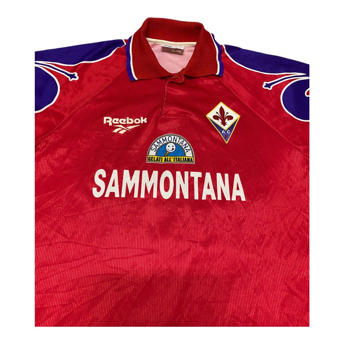 Vintage Vintage ACF Fiorentina 1995-97 Third Jersey Football (C1) Size US XL / EU 56 / 4 - 2 Thumbnail