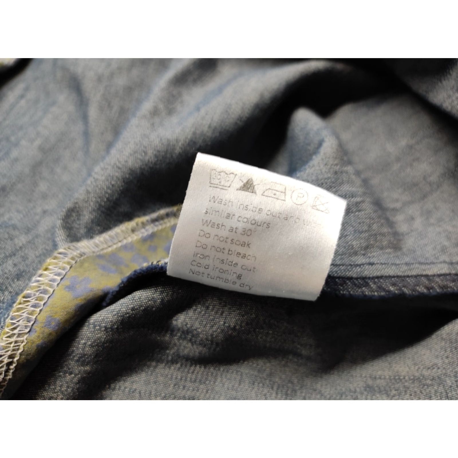 Denime Tulip & Tatamo Oda Dress Womens Size M Boutique Hooded Norway Blue Denim Dress Long Sleeve Pullover Casual Fall Spring Summer Cotton Polyester Velvet? Size M / US 6-8 / IT 42-44 - 4 Thumbnail