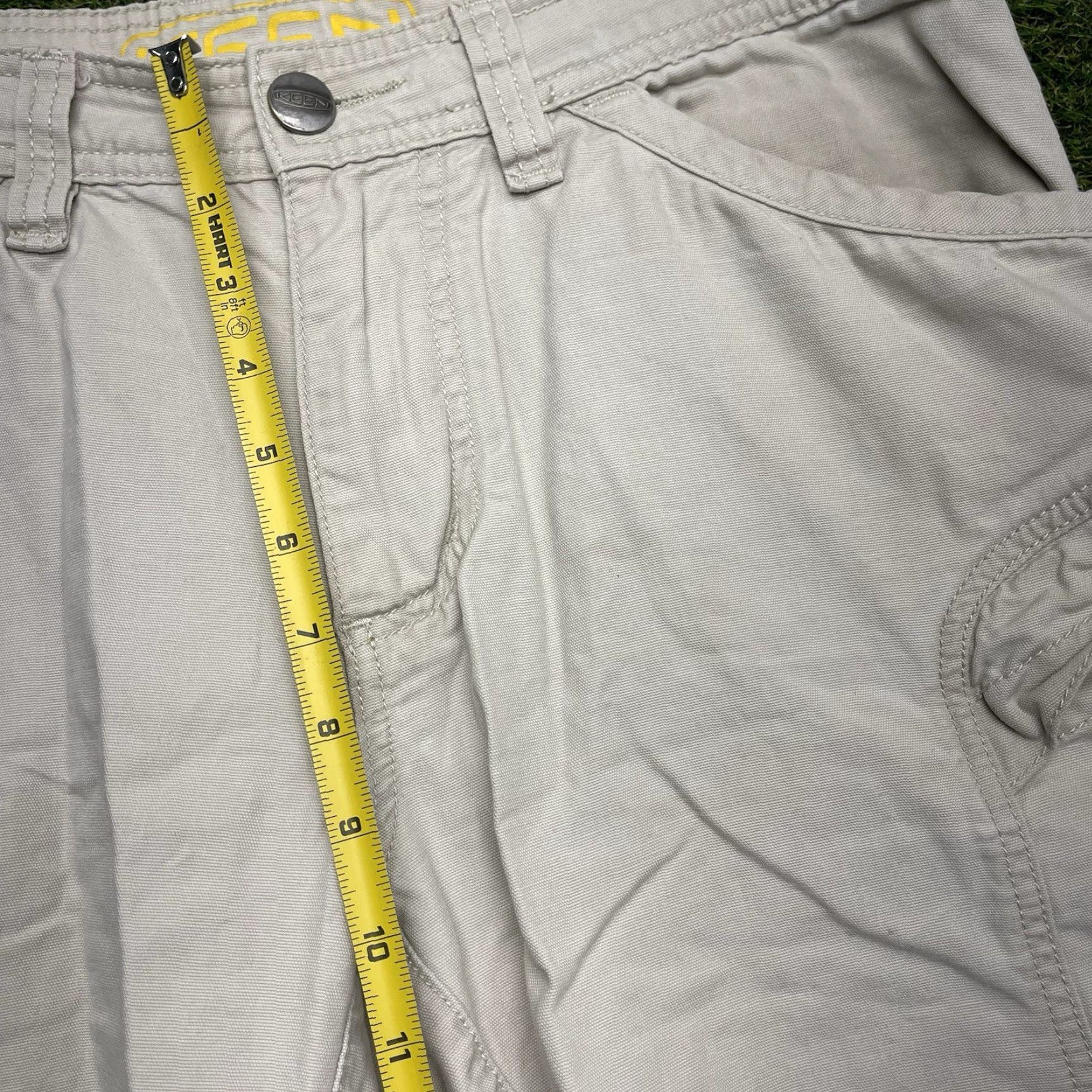 KEEN KEEN Cargo Shorts Mens 32 Outdoor Hiking Cotton Nylon Blend Cargo Outdoor Travel Set Beige 32x9 Pocket Pockets Summer Spring Mens Size US 32 / EU 48 - 5 Thumbnail