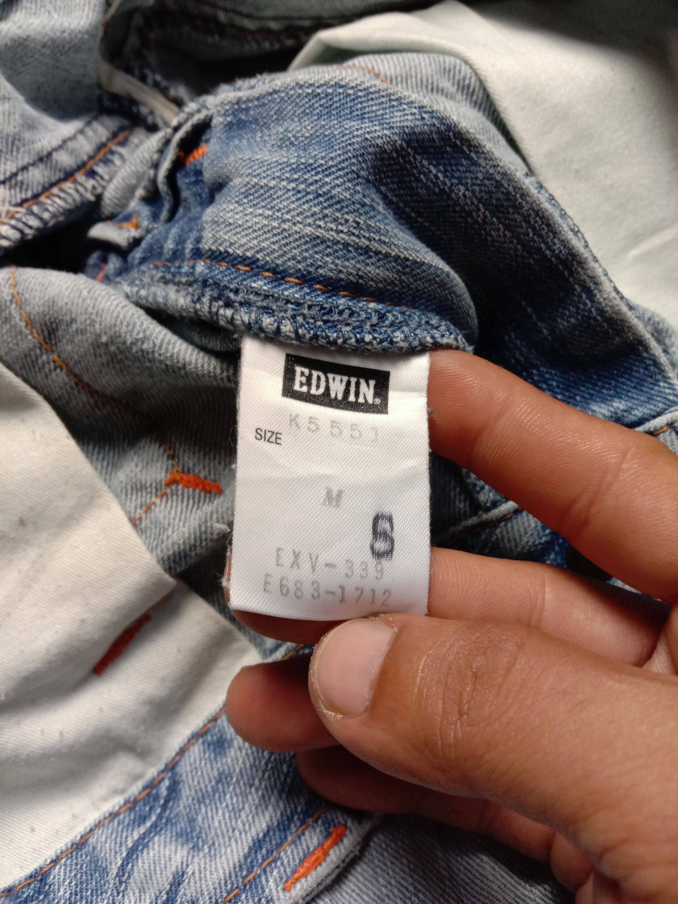 Edwin × Vintage Distressed Jean Edwin Bushpants Size US 30 / EU 46 - 17 Thumbnail