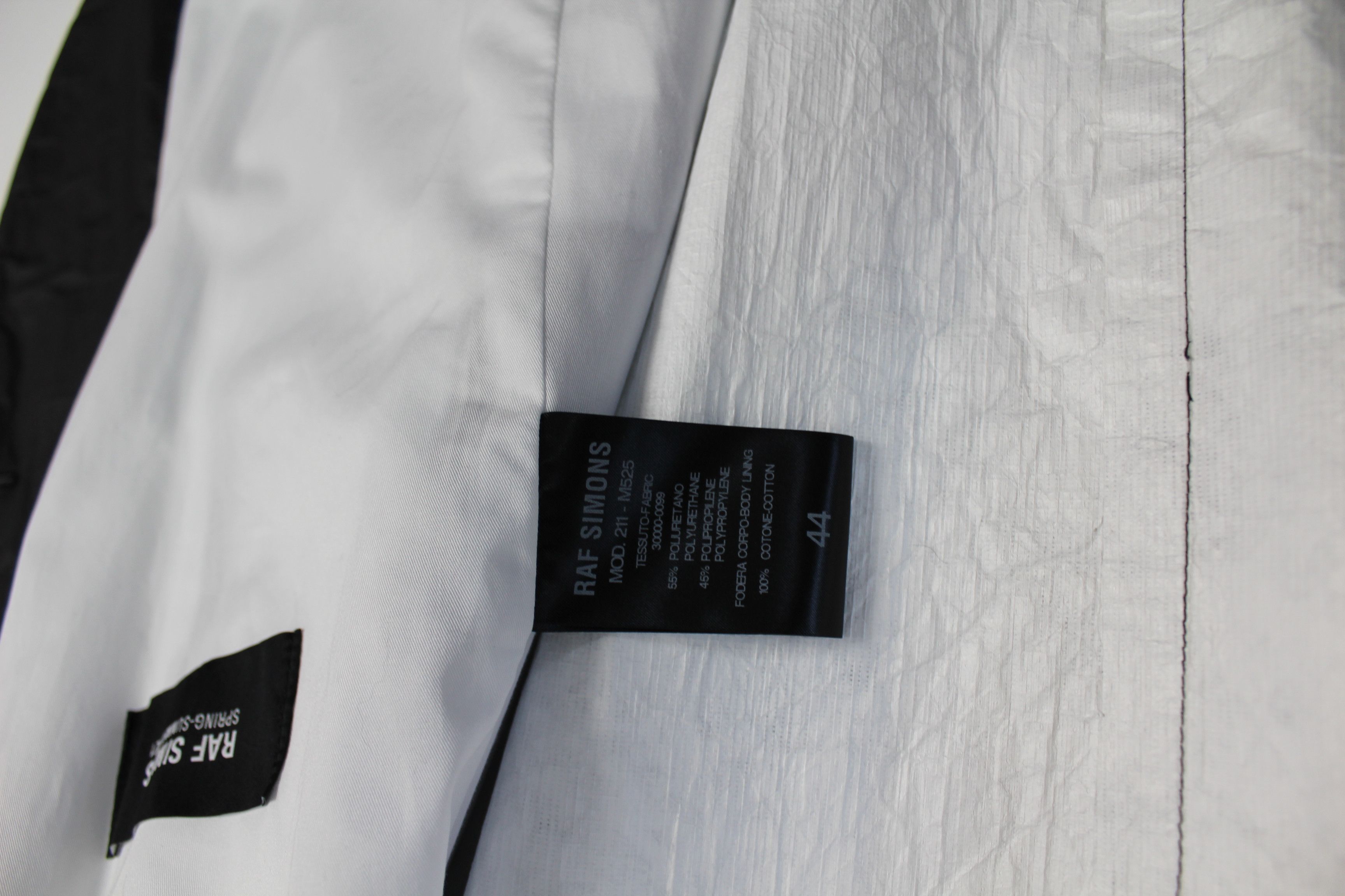Raf Simons Raf Simons SS21 Black Technical Nylon Oversized Blazer EU44 Size US S / EU 44-46 / 1 - 7 Thumbnail