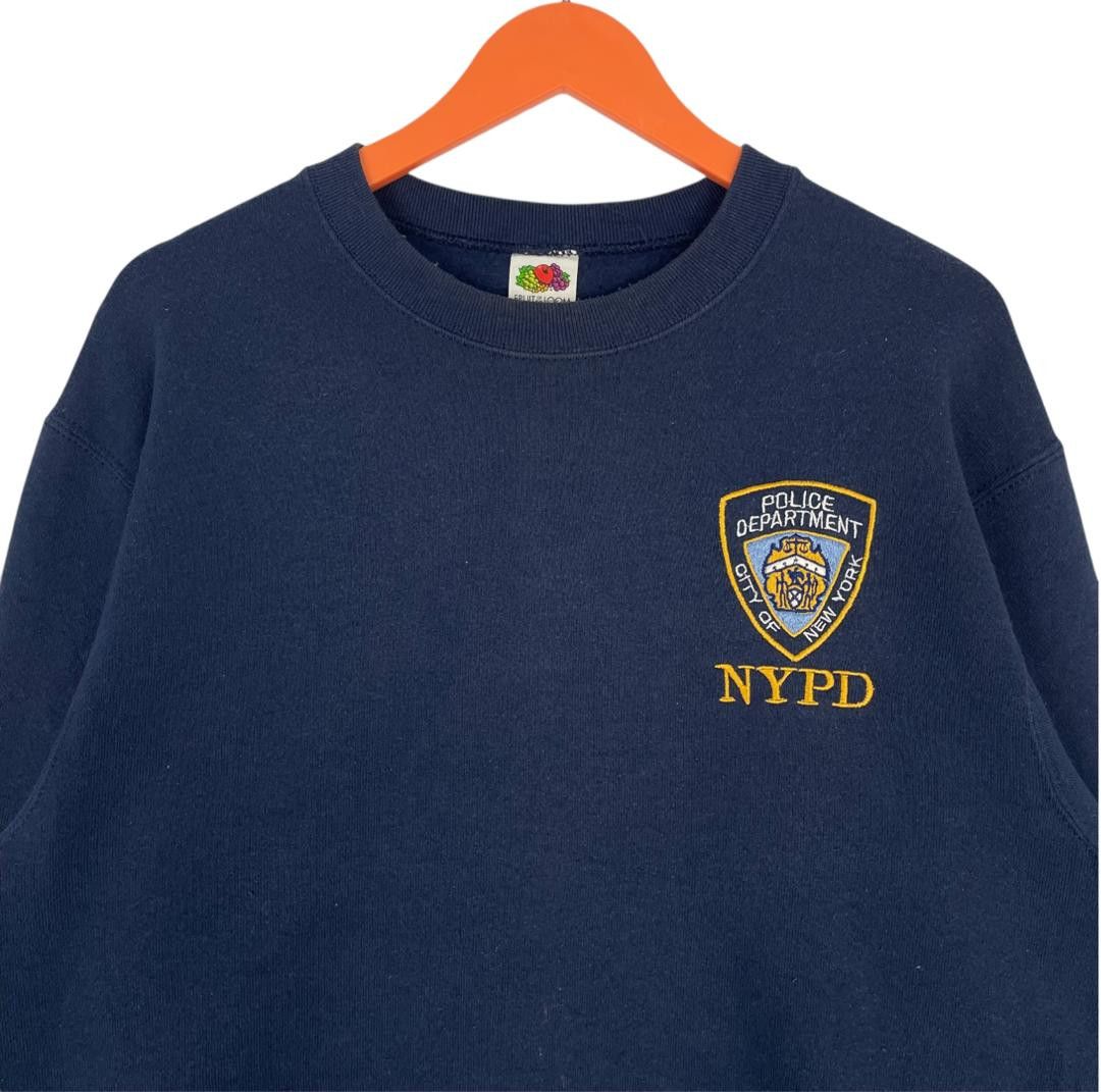 Fruit Of The Loom Vintage Fruit Of The Loom Inspired NYPD Sweatshirt Size US M / EU 48-50 / 2 - 4 Thumbnail