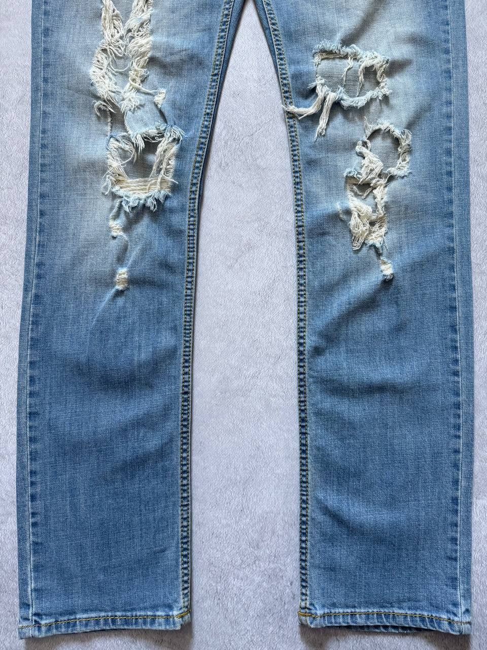 John Galliano 2000s John Galliano Distressed Jeans Denim Pants Size US 34 / EU 50 - 6 Thumbnail