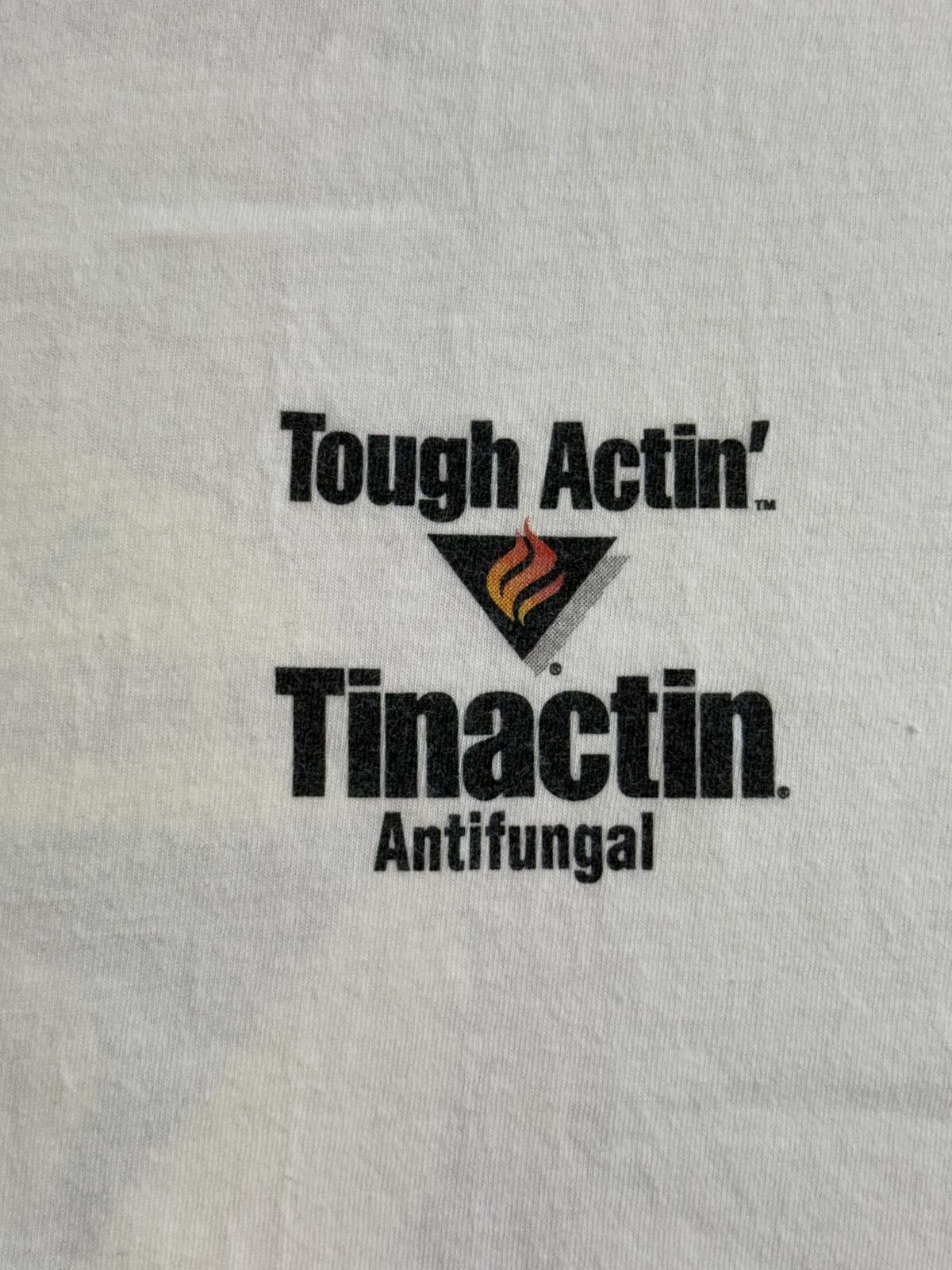 Delta Boom Tough Actin'Tinactin Antigungal Cream T-shirt NATA 1999 Size US XL / EU 56 / 4 - 5 Thumbnail