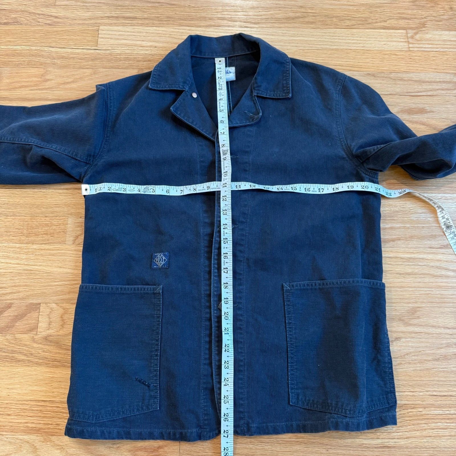 Post Overalls Post Overalls O'Alls OK43 Bedford Cord Utility Jacket Navy Size US M / EU 48-50 / 2 - 3 Thumbnail