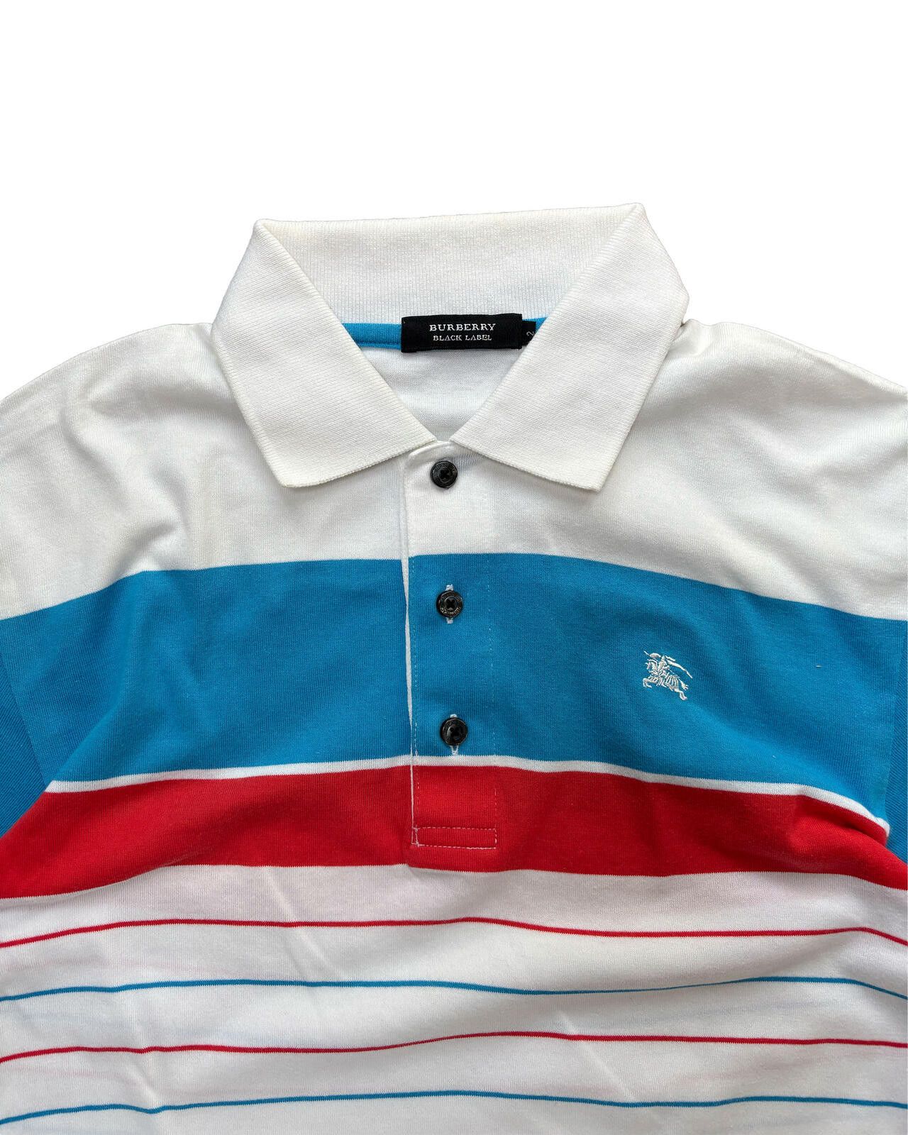 Burberry Burberry Black Label Striped Polo Shirt Logo S Size US S / EU 44-46 / 1 - 2 Thumbnail