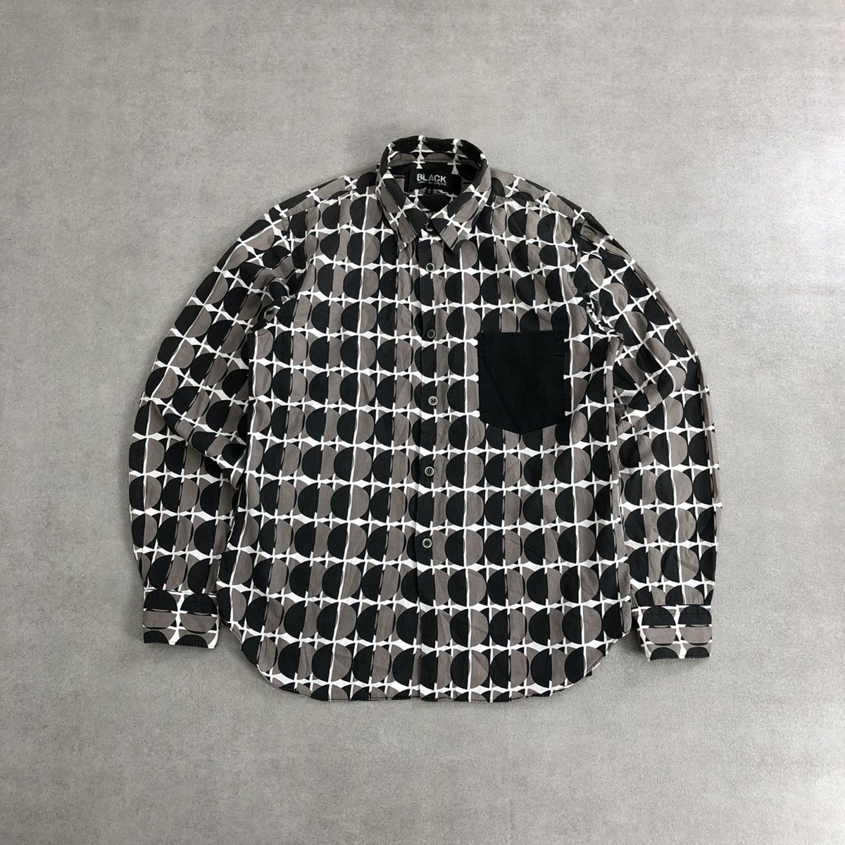 Comme des Garcons 🇯🇵 Vintage Comme des Garcons Black Label Anstrack Long Shirt Size US S / EU 44-46 / 1 - 1 Thumbnail