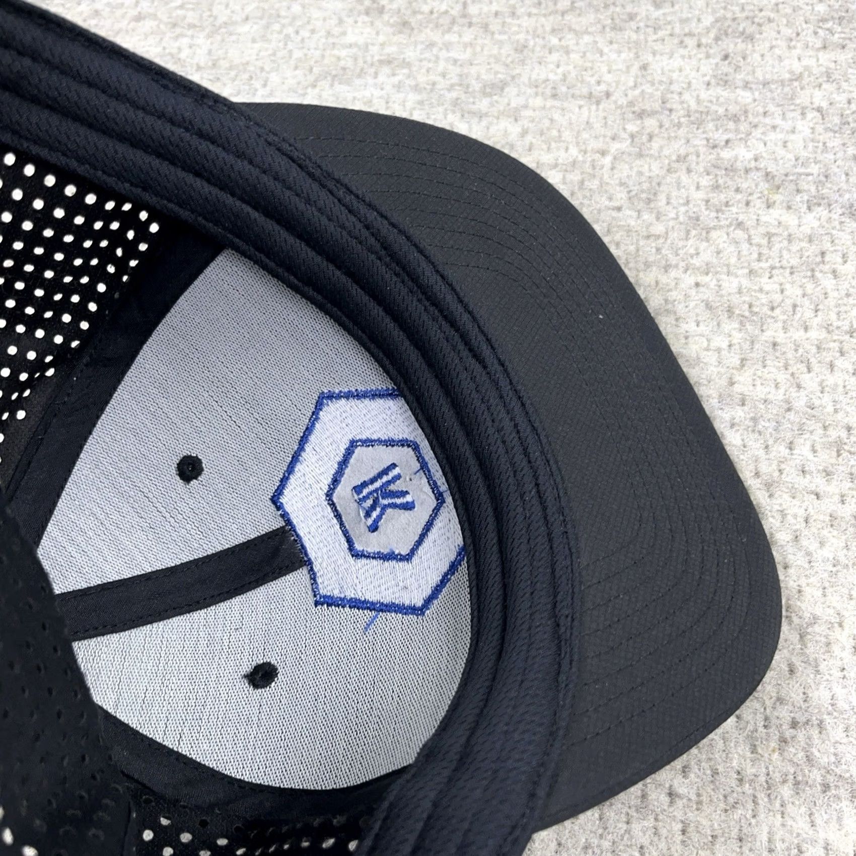 Vintage Kobalt Hat Cap Snapback Black Blue Logo Performance Work Wear Adult Mens Size ONE SIZE - 3 Thumbnail