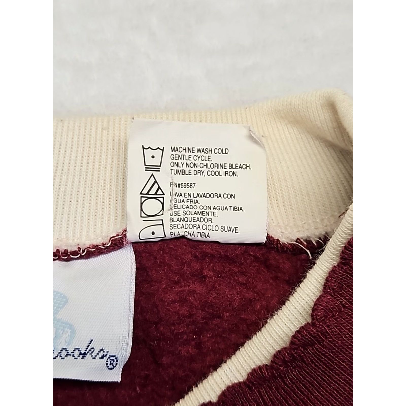 Vintage Vintage Bobbie Brooks Maroon Sweatshirt Womens Leaf Embroidered Small Crewneck Sweater Pullover Knit Cotton Polyester Crew Neck Fall | Womens | S Size S / US 4 / IT 40 - 5 Thumbnail