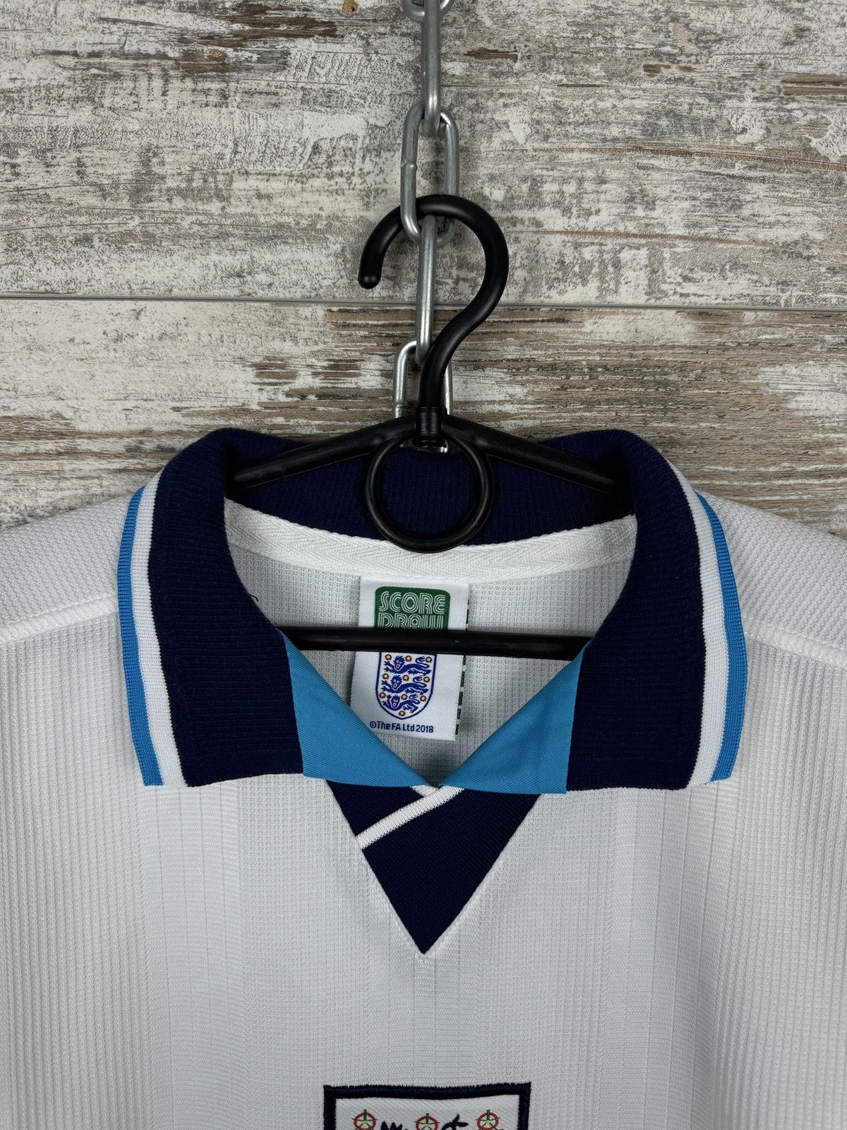 Umbro Mens Vintage England soccer jersey T-shirt Blokecore Size US L / EU 52-54 / 3 - 4 Thumbnail