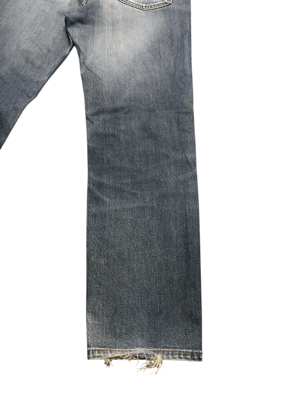 Edwin Vintage Edwin 604 Flare Distressed Dirty Denim Pants Size US 33 - 9 Thumbnail