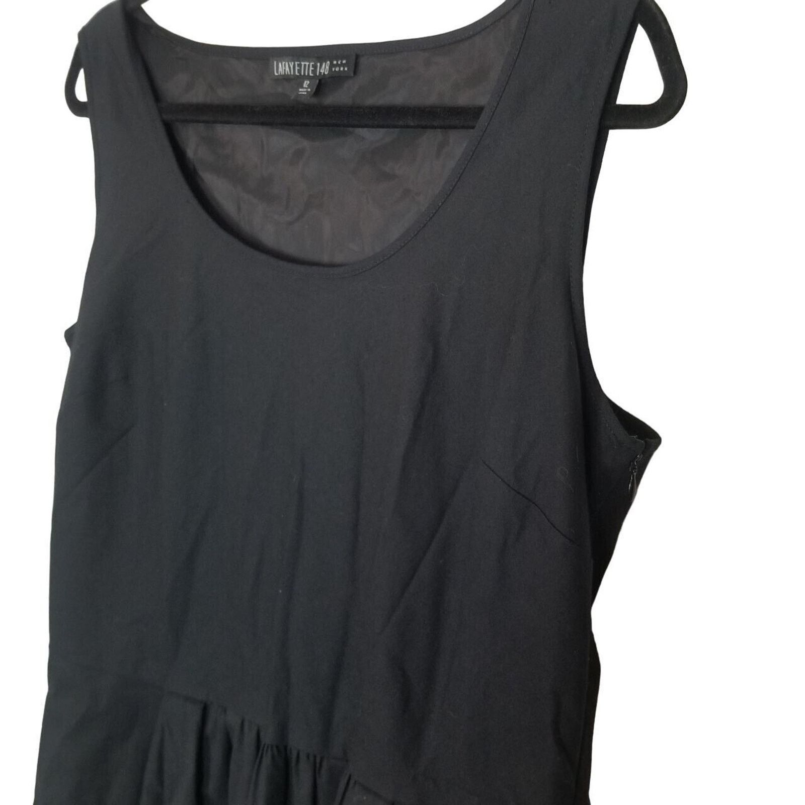 Lafayette 148 Lafayette 148 Womens Little Black Dress Size 12 Bubble Hem Size XL / US 12-14 / IT 48-50 - 4 Thumbnail