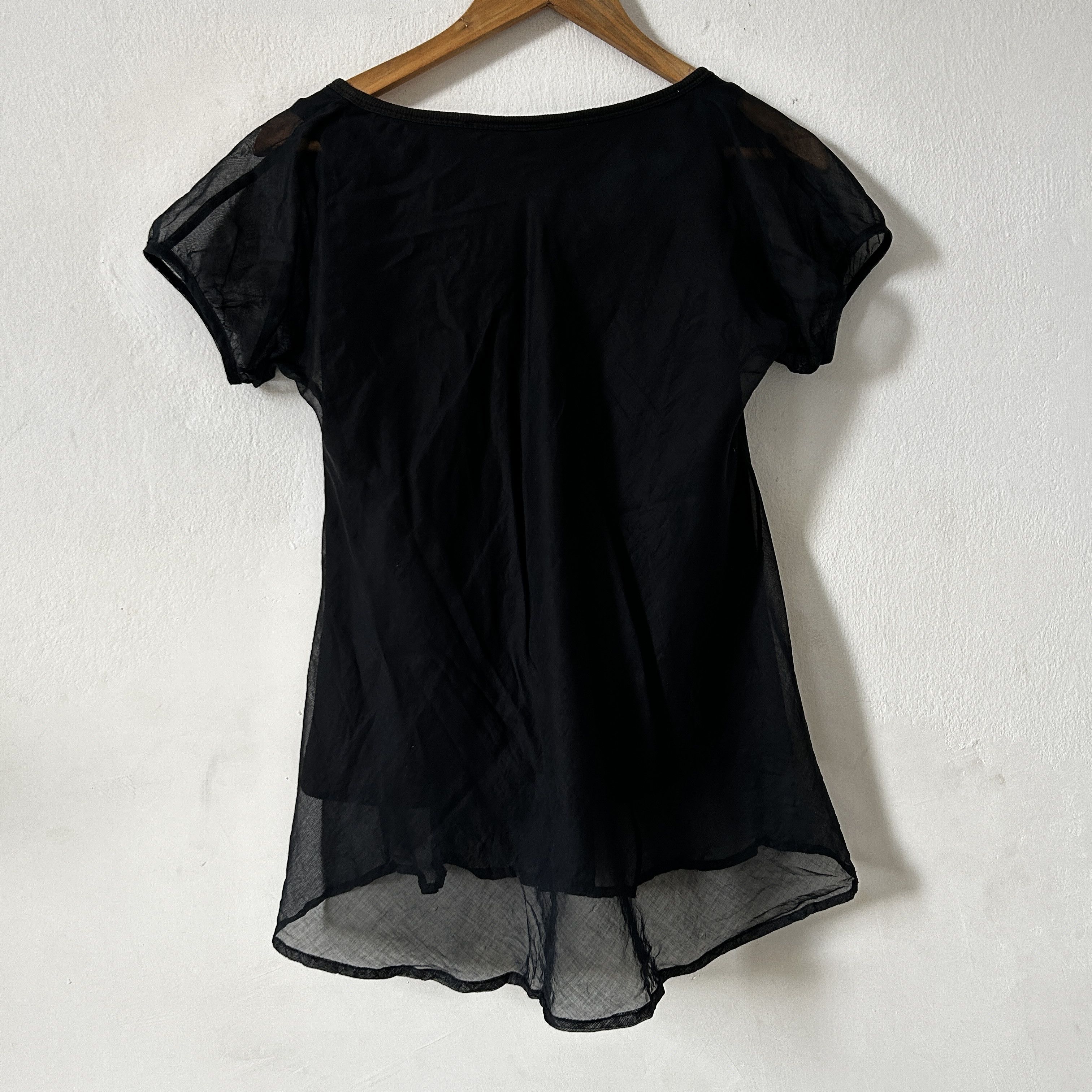 See by Chloe See by Chloe black cotton silk blouse top Size M / US 6-8 / IT 42-44 - 8 Thumbnail