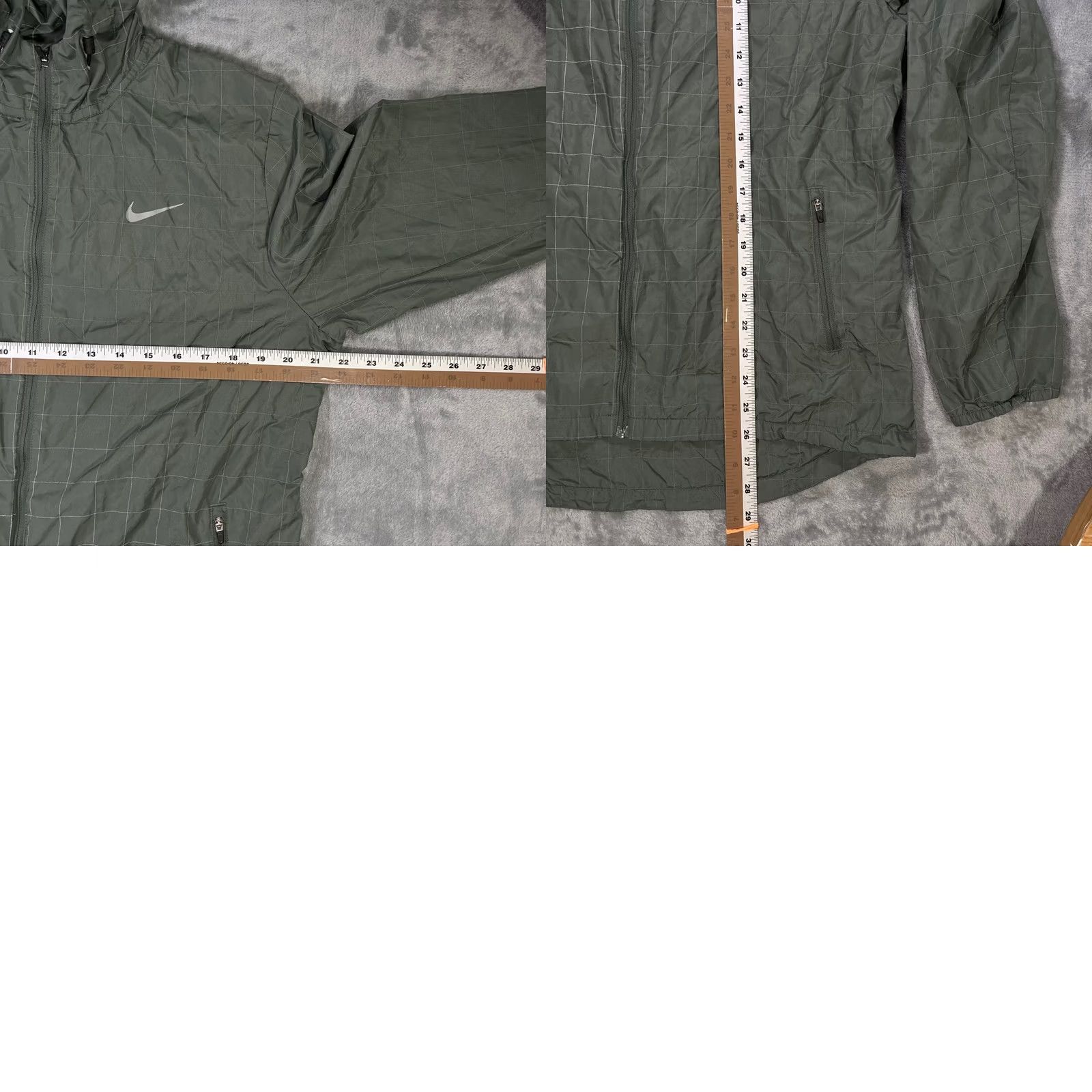 Nike Nike Mens Flicker Flash 3M Hurricane Jacket Medium Gray Light Weight Size US M / EU 48-50 / 2 - 9 Thumbnail