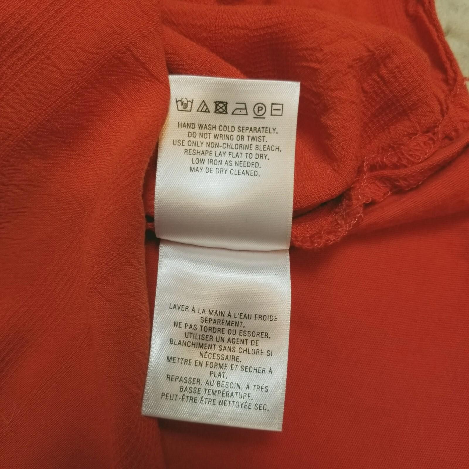 Anthropologie Anthropologie Maeve Colonsay Tank Top Blouse Orange Medium Size M / US 6-8 / IT 42-44 - 9 Thumbnail
