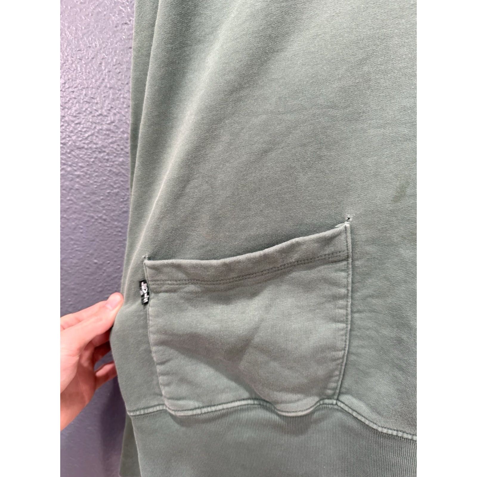Levi's Levi’s Reese Cooper Hoodie Men’s Size M Green Cotton Embroidered Pullover Size US M / EU 48-50 / 2 - 6 Thumbnail