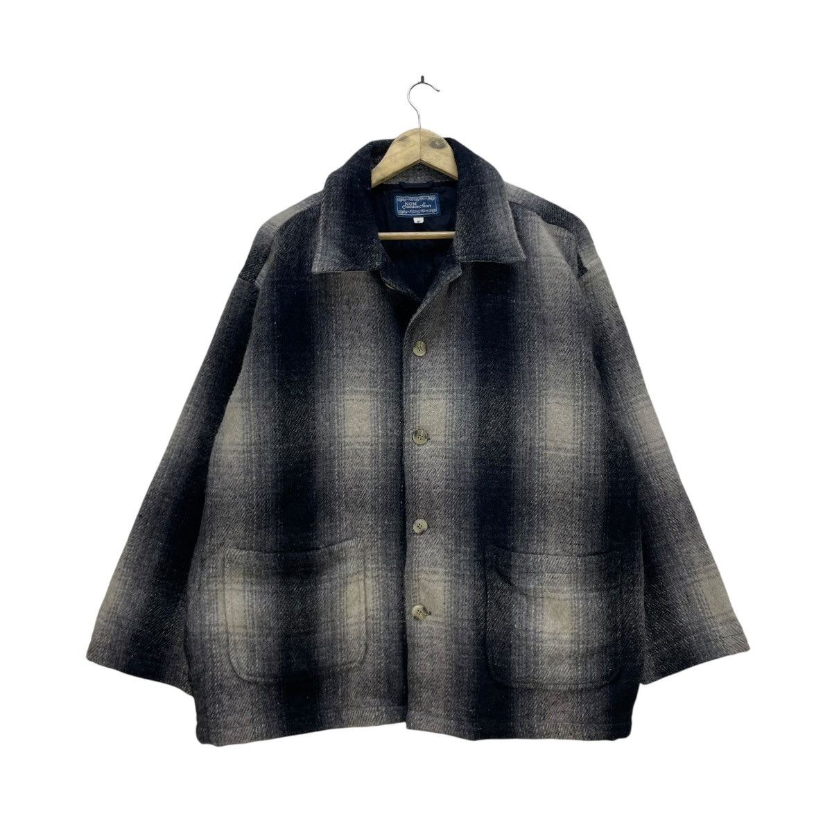 Vintage Vintage NGM Connection Shadow Plaid Flannel Jacket Size US M / EU 48-50 / 2 - 1 Thumbnail