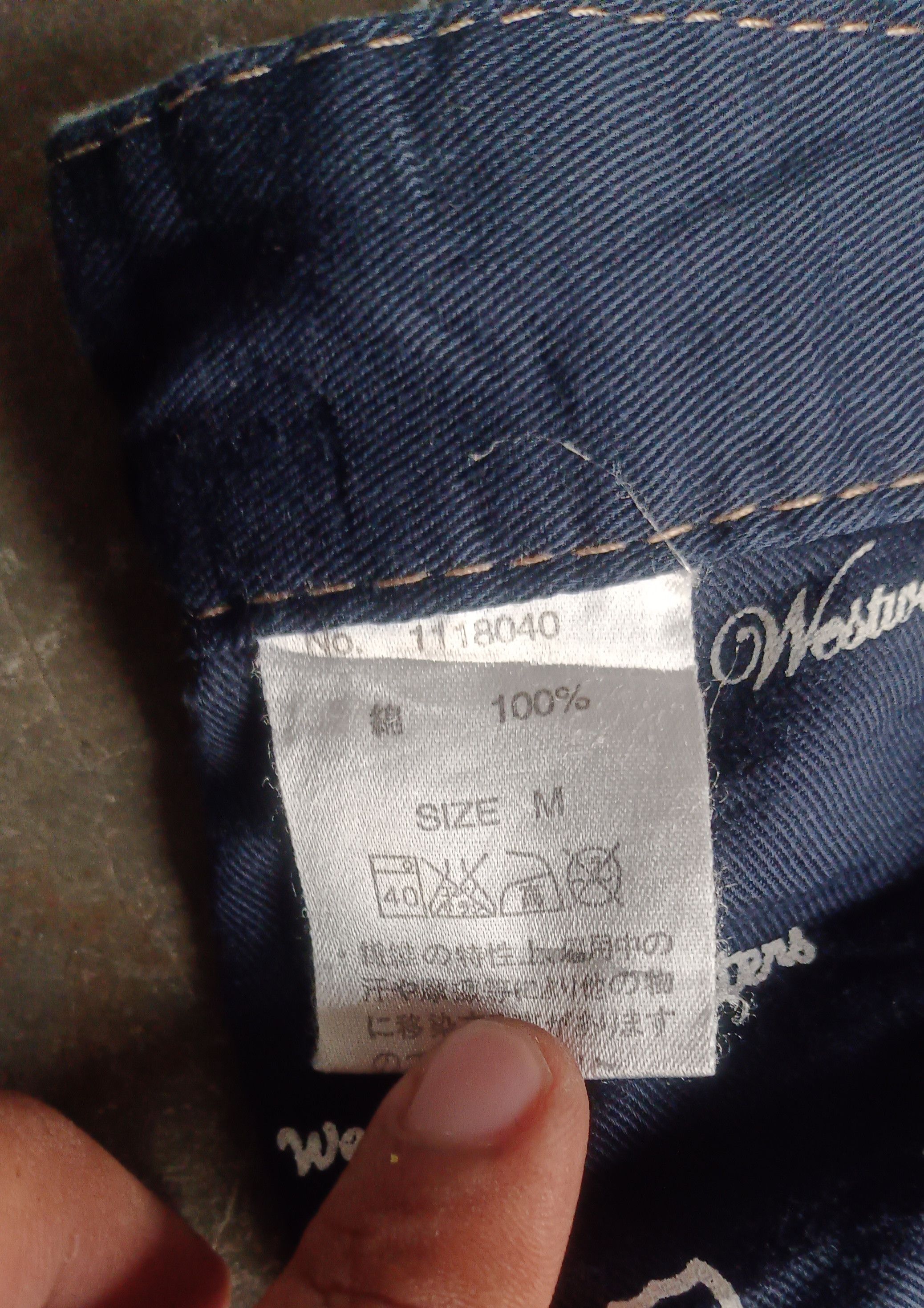 Japanese Brand Vintage💥 Westwood Outfitters Distressed jeans Size US 31 - 14 Thumbnail