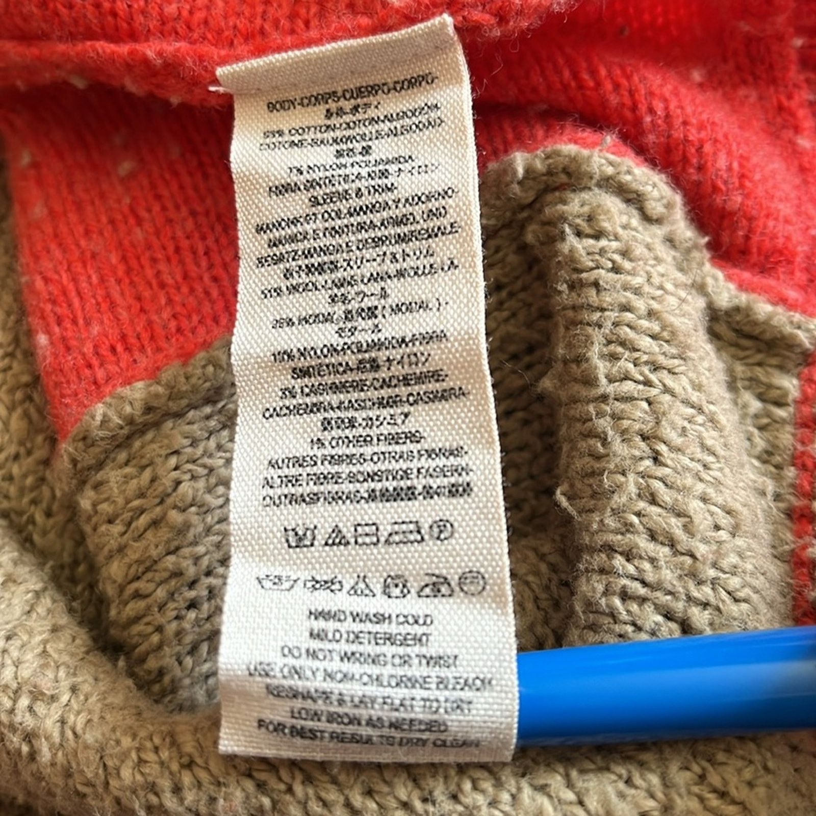 Free People Free People Sweater Tabbard Pullover Comfy Orange Tan Sz XS Size XS / US 0-2 / IT 36-38 - 4 Thumbnail