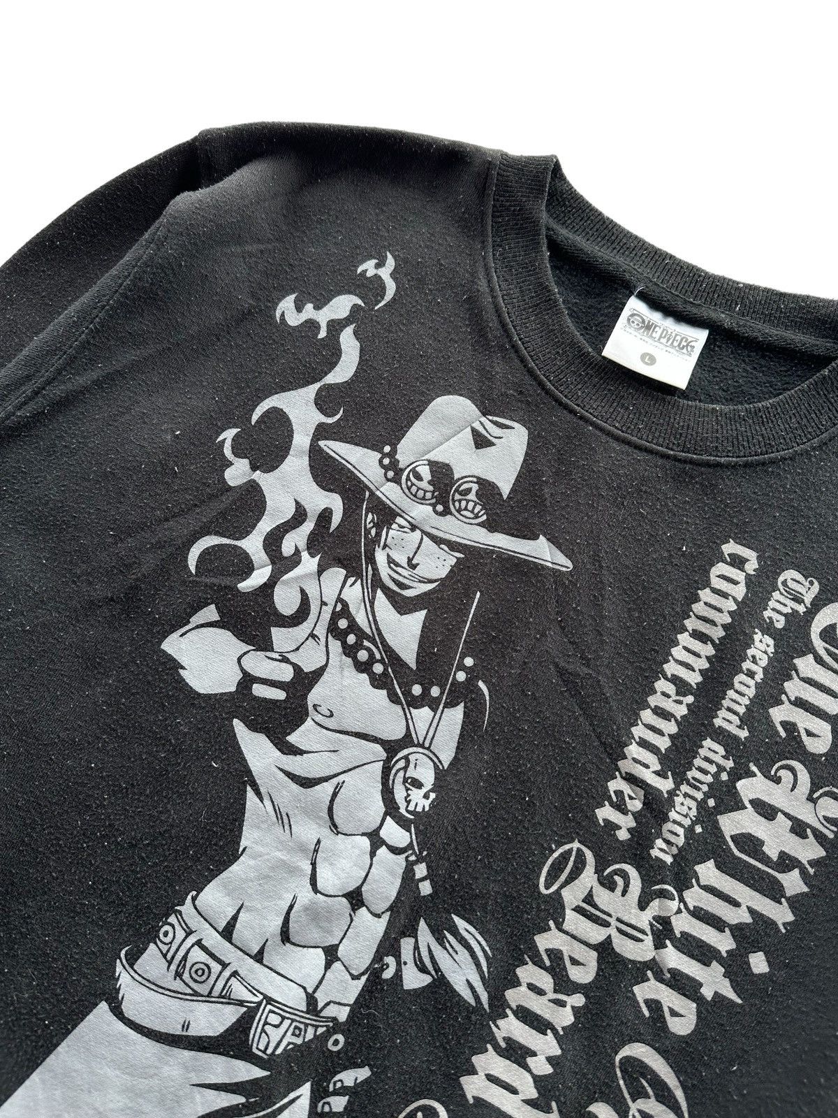 Anime Vintage One Piece Anime Sweatshirt Size US L / EU 52-54 / 3 - 5 Thumbnail