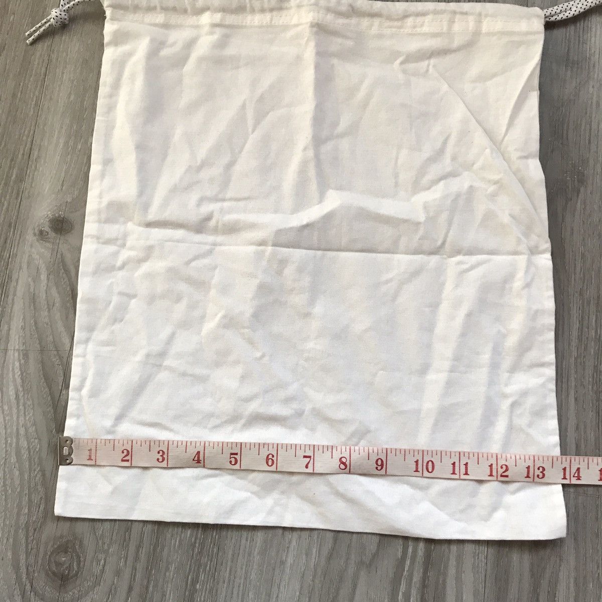 Adidas Adidas Dustbag White Drawstring Logo Pouch Size ONE SIZE - 5 Thumbnail