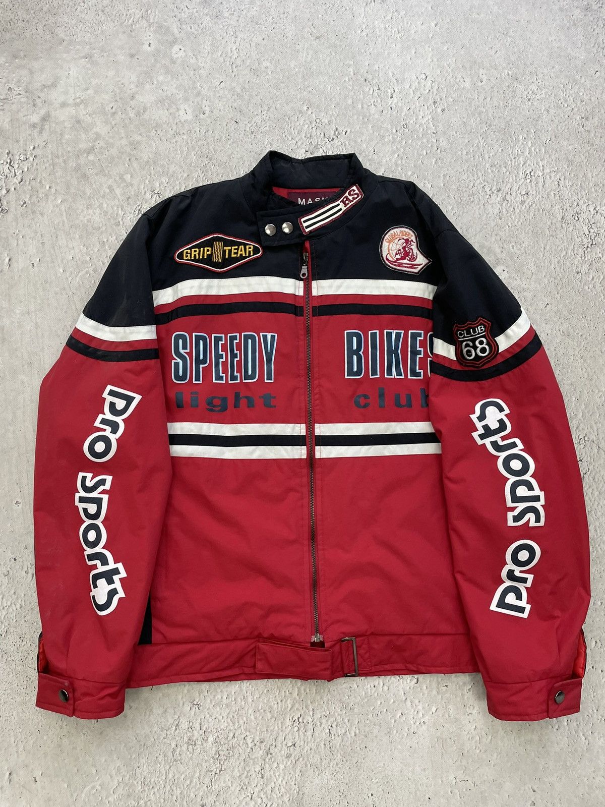 Harley Davidson Hype racing nylon marlboro style moto jacket y2k hype Size US XL / EU 56 / 4 - 5 Thumbnail