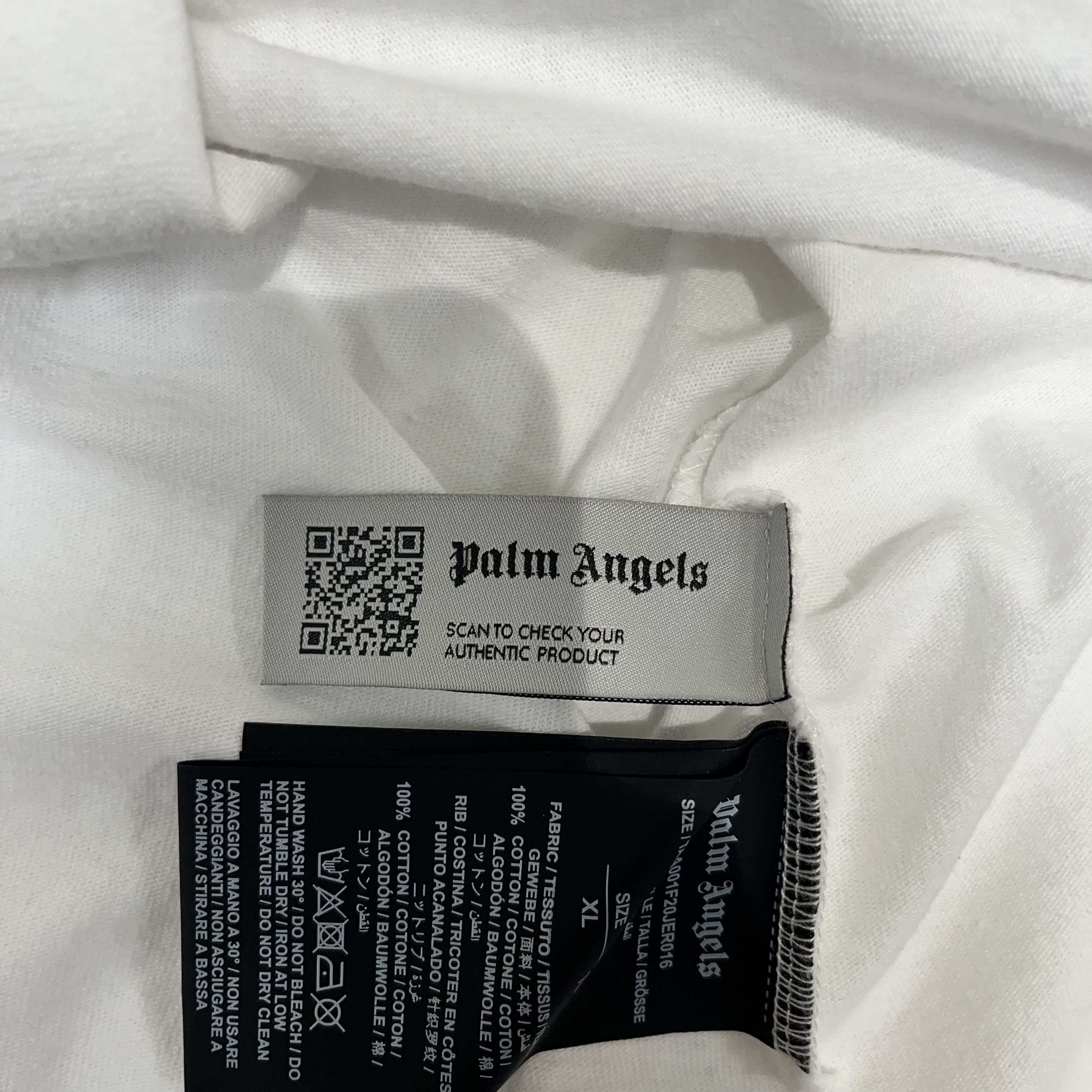 Palm Angels Palm Angels Sprayed Logo Tee Size US XL / EU 56 / 4 - 6 Thumbnail