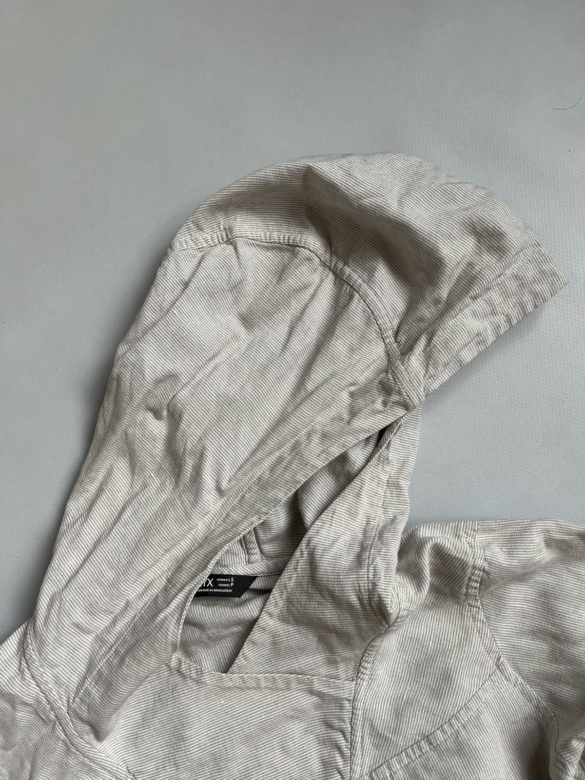 Arc'teryx Arc'teryx Gorpcore Women White Striped Linen Anorak Hoodie Size S / US 4 / IT 40 - 3 Thumbnail