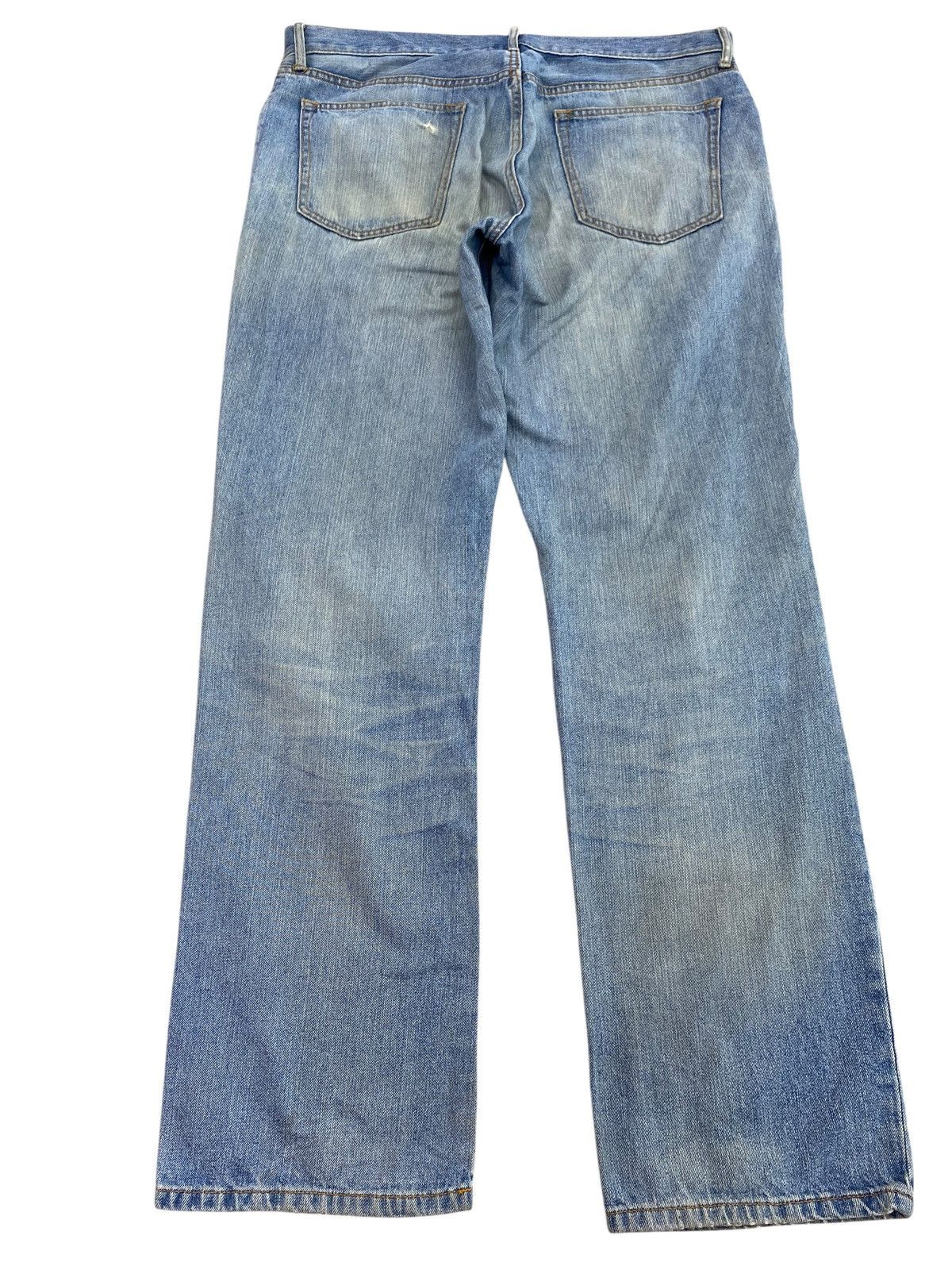 Japanese Brand Japanese Brand Faded Wash Distressed Style Loose Jeans Size US 35 - 3 Thumbnail
