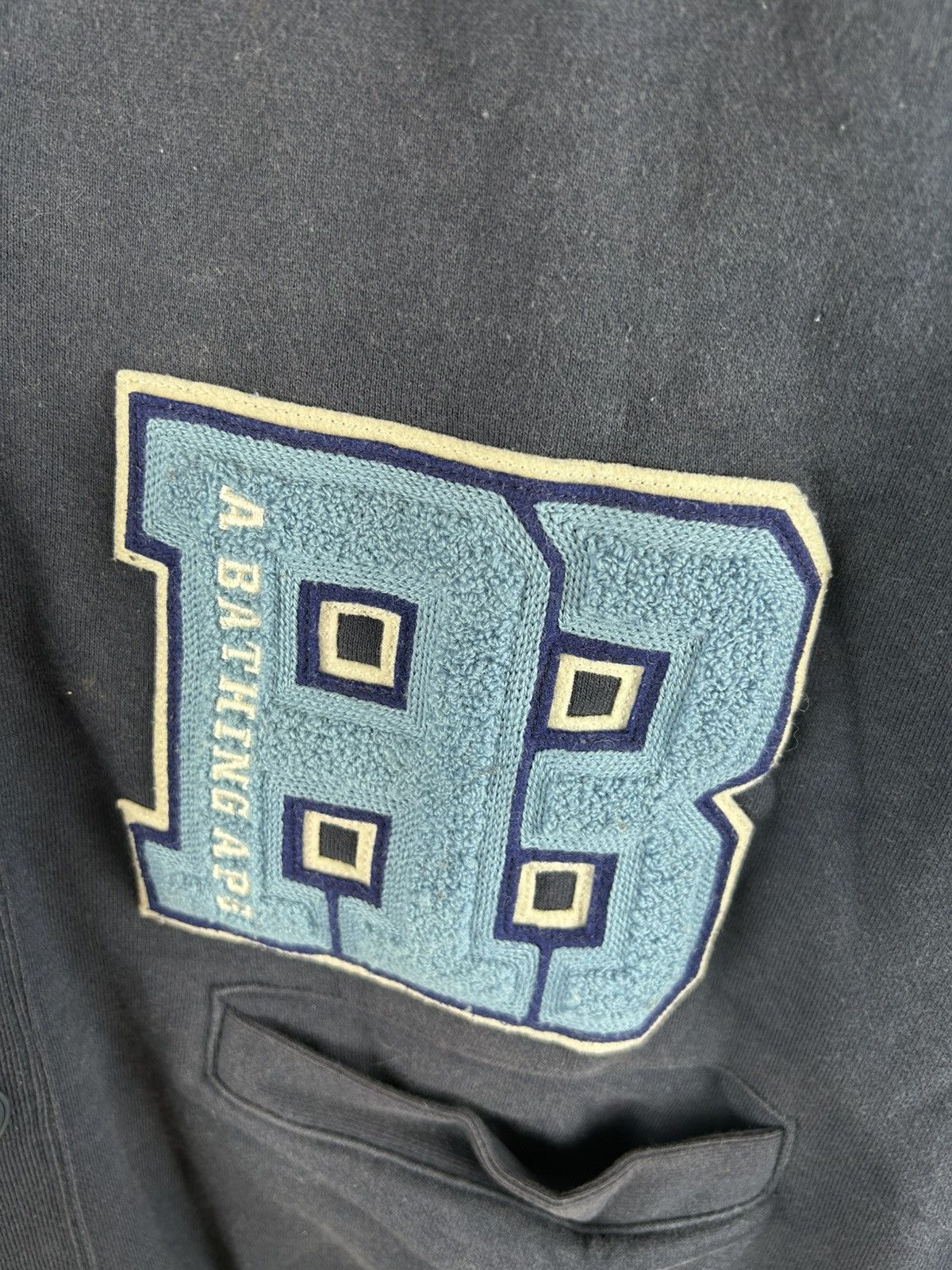 Bape Bape Logo Sweat Cardigan Size US L / EU 52-54 / 3 - 3 Thumbnail