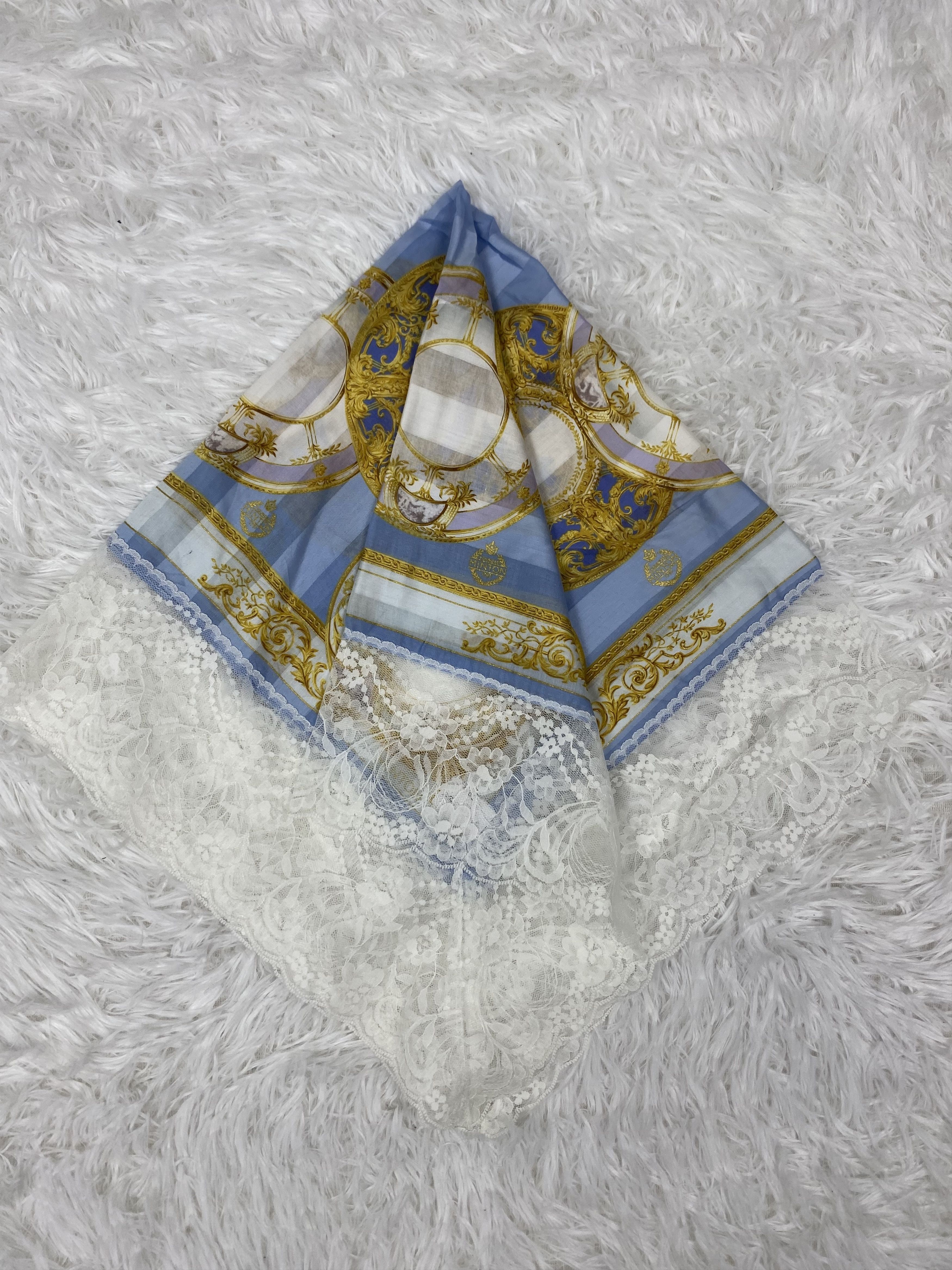 Designer × Vintage Vintage Minton Handkerchief Neckerchief PH0856 Size ONE SIZE - 1 Thumbnail