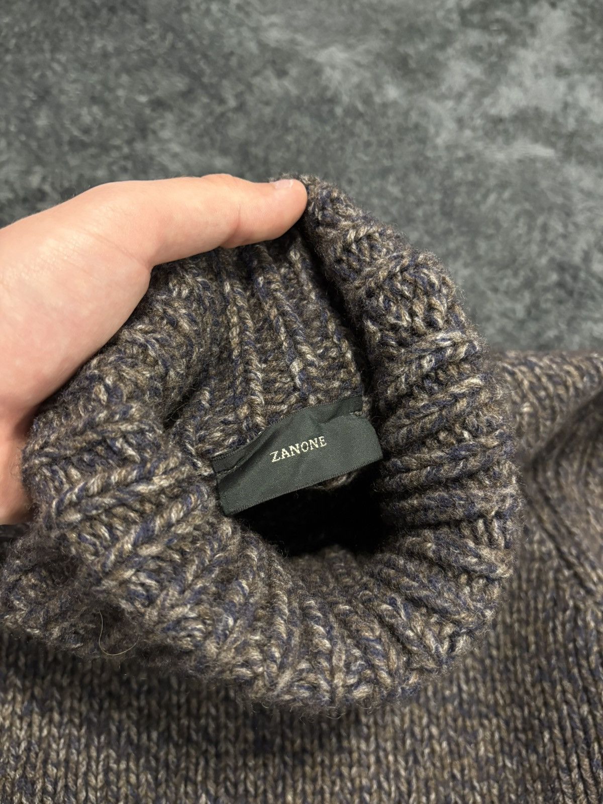 Zanone Turtle Neck Zanone by Slowear Wool Yak Sweater Size US M / EU 48-50 / 2 - 4 Thumbnail