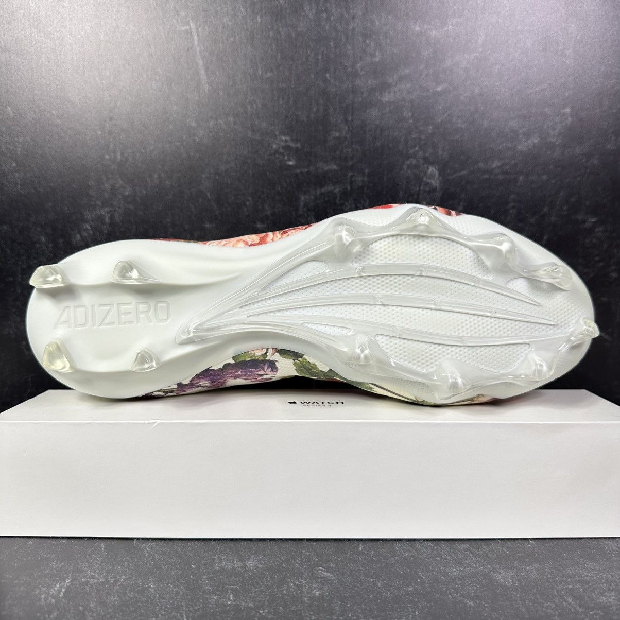 Adidas ADIZERO CHAOS SPEED CORONATION OFF WHITE GOLD FOOTBALL CLEAT Size US 13 / EU 46 - 4 Thumbnail