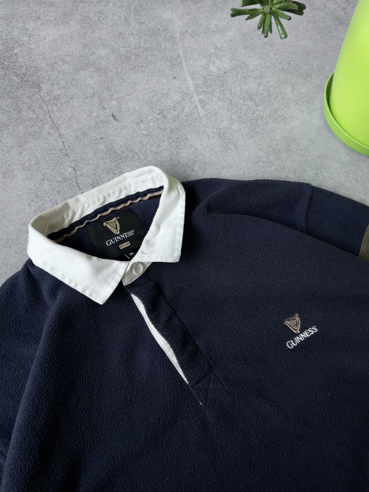 Rugby Ralph Lauren × Vintage Vintage Guinness fleece rugby jersey mens Size US XL / EU 56 / 4 - 2 Thumbnail